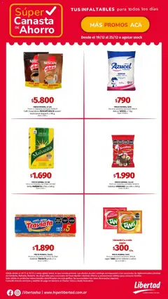 Vista previa Hipermercado Libertad - CANASTA SEM 51 CENTRO válido desde el 19.12.2025 | Página: 5