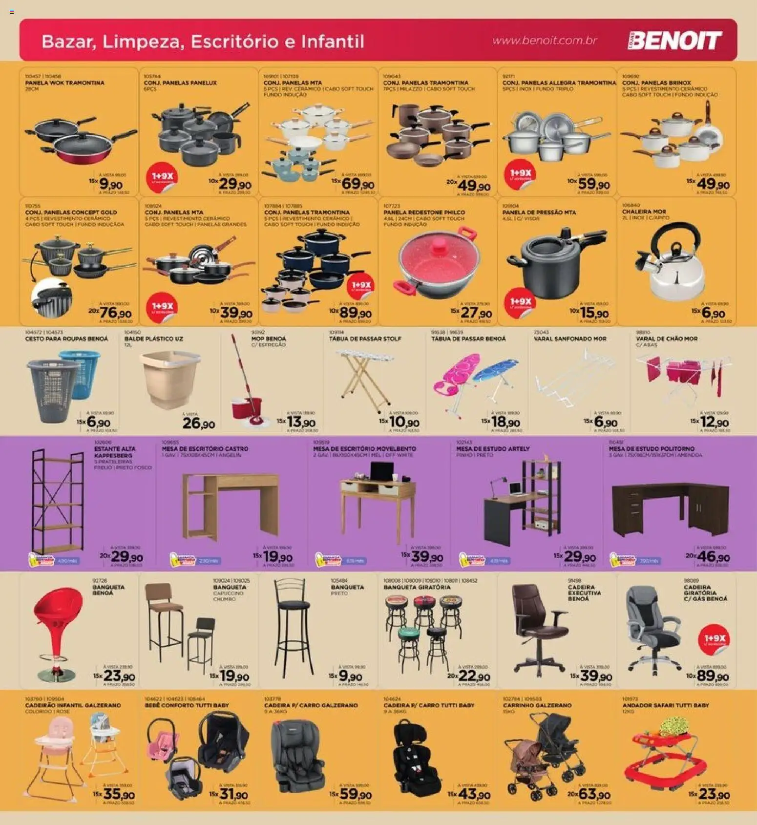 Benoit Folheto - válido de 01.11.2025 | Página: 3 | Produtos: Chaleira, Cadeira, Panela de pressão, Tábua
