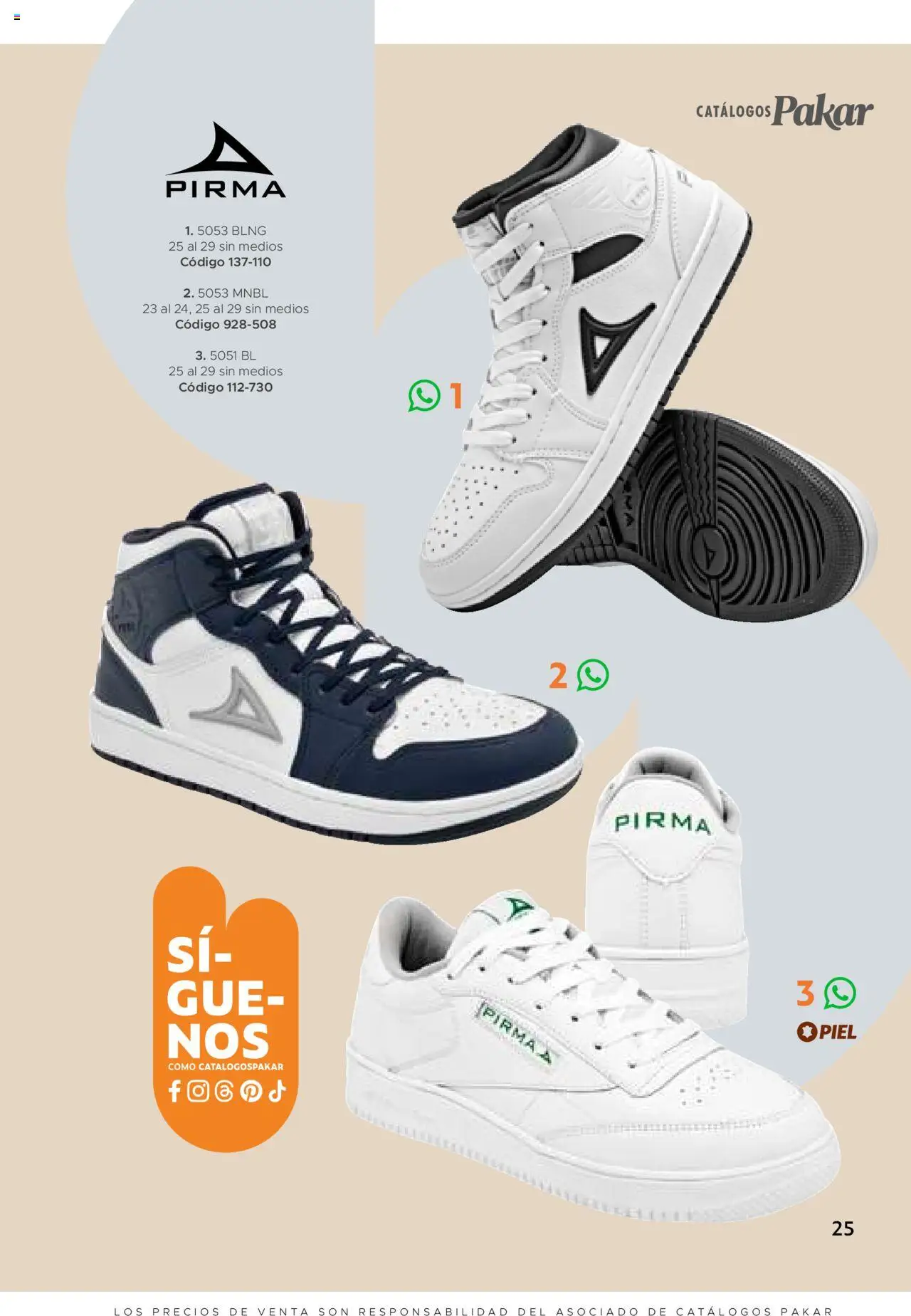 Nuevas ofertas de SC Pakar válidas en toda la República Mexicana desde el 24.07.2025. ¡Encuentra las mejores ofertas en SC Pakar - Catálogo Hombre otoño / invierno! | Página: 25