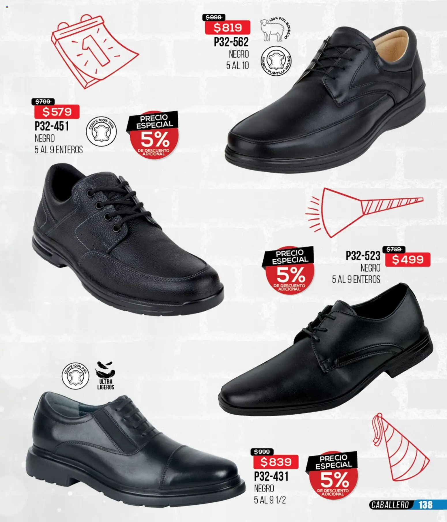 Nuevas ofertas de Cklass válidas en toda la República Mexicana desde el 15.12.2025. ¡Encuentra las mejores ofertas en Cklass catálogo Rebajas fin de año calzado! | Página: 139