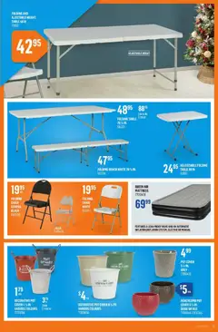 Preview of Canac weekly flyer from shop Canac valid from 11.12.2025 | Page: 5 | Products: Mattress, Table, Chair