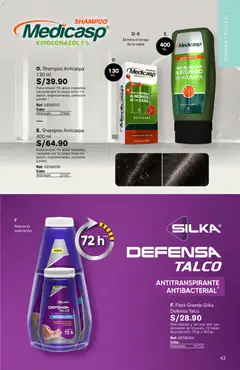 Vista previa de folleto Leonisa - Aliados Celebra A Mamá de la Leonisa válido desde 07.04.2026 | Página: 43 | Productos: Shampoo, Desodorante, Antitranspirante