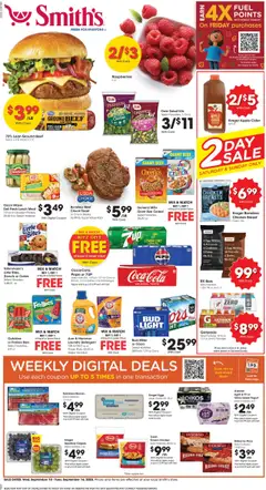 Preview of Smith's weekly ads valid from 10.09.2025