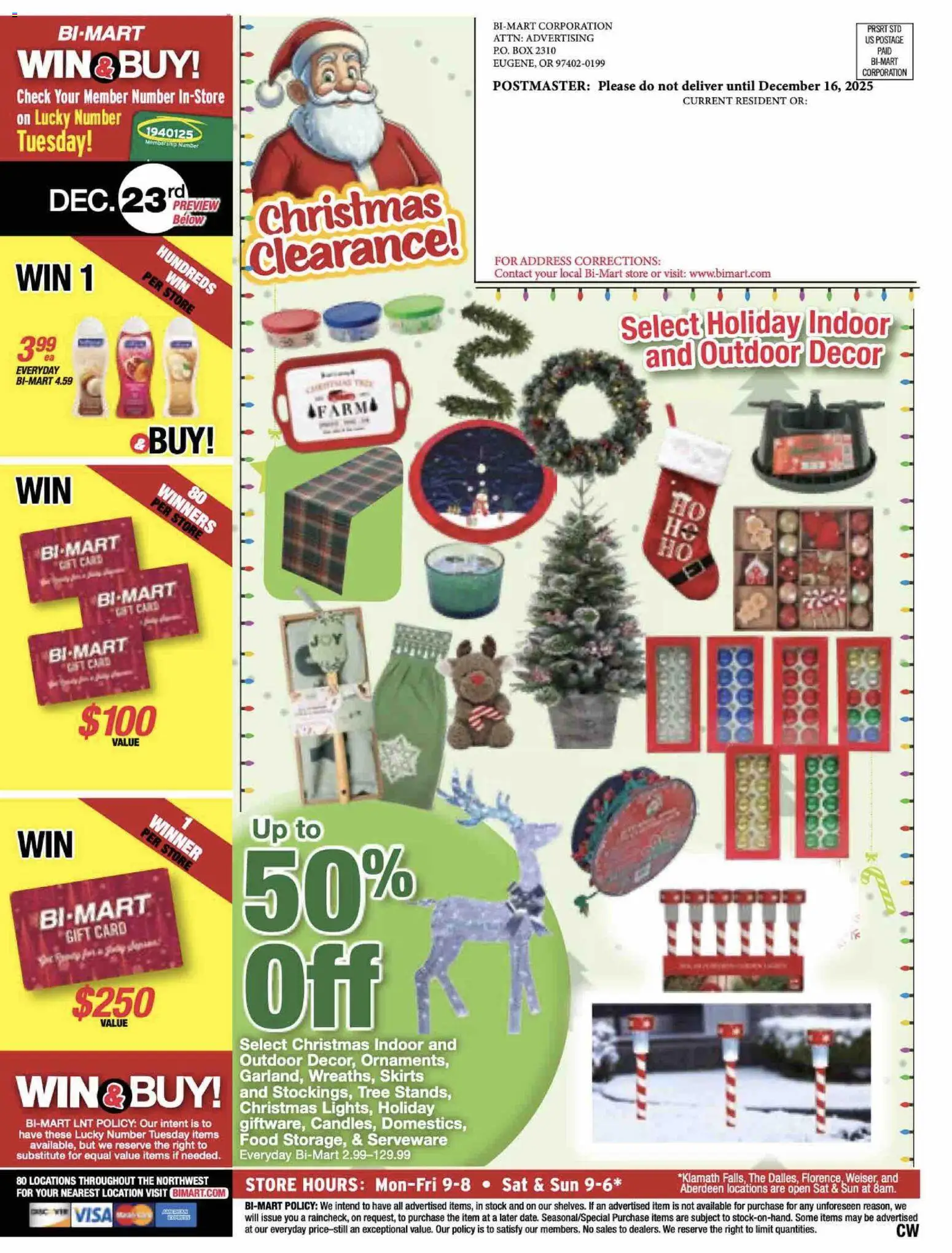 Bi-Mart Membership Savings Book - valid from 16.12.2025 | Page: 16 | Products: Box, Skirts