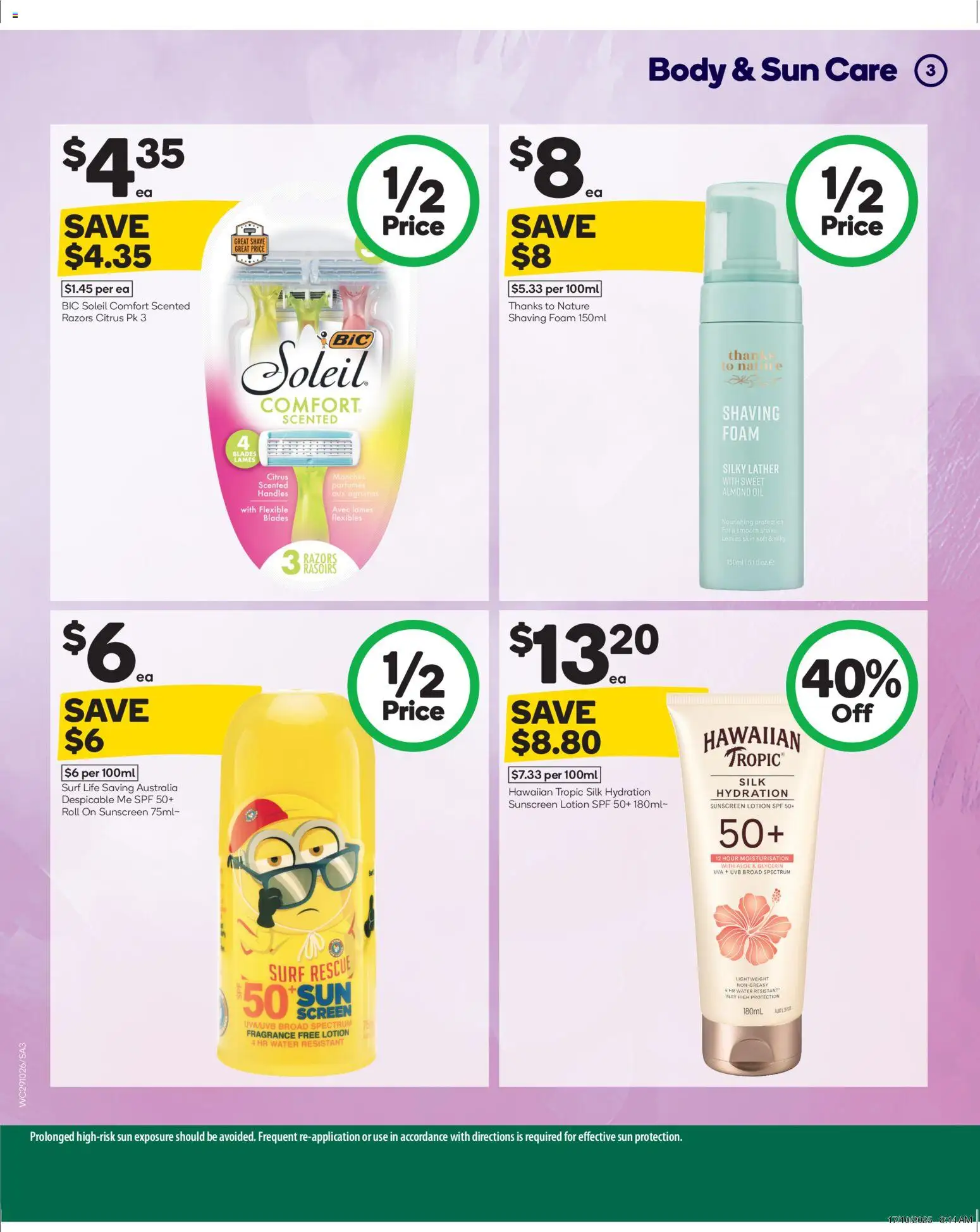 Woolworths catalogue - valid from 29.10.2025 | Page: 4 | Products: Fragrance, Oil, Sunscreen, Water