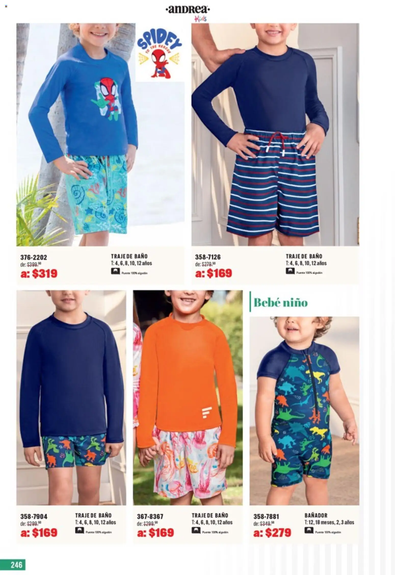 Nuevas ofertas de Andrea válidas en toda la República Mexicana desde el 05.04.2026. ¡Encuentra las mejores ofertas en Andrea catálogo Outlet! | Página: 246 | Productos: Traje, Algodón, Traje de baño, Baño