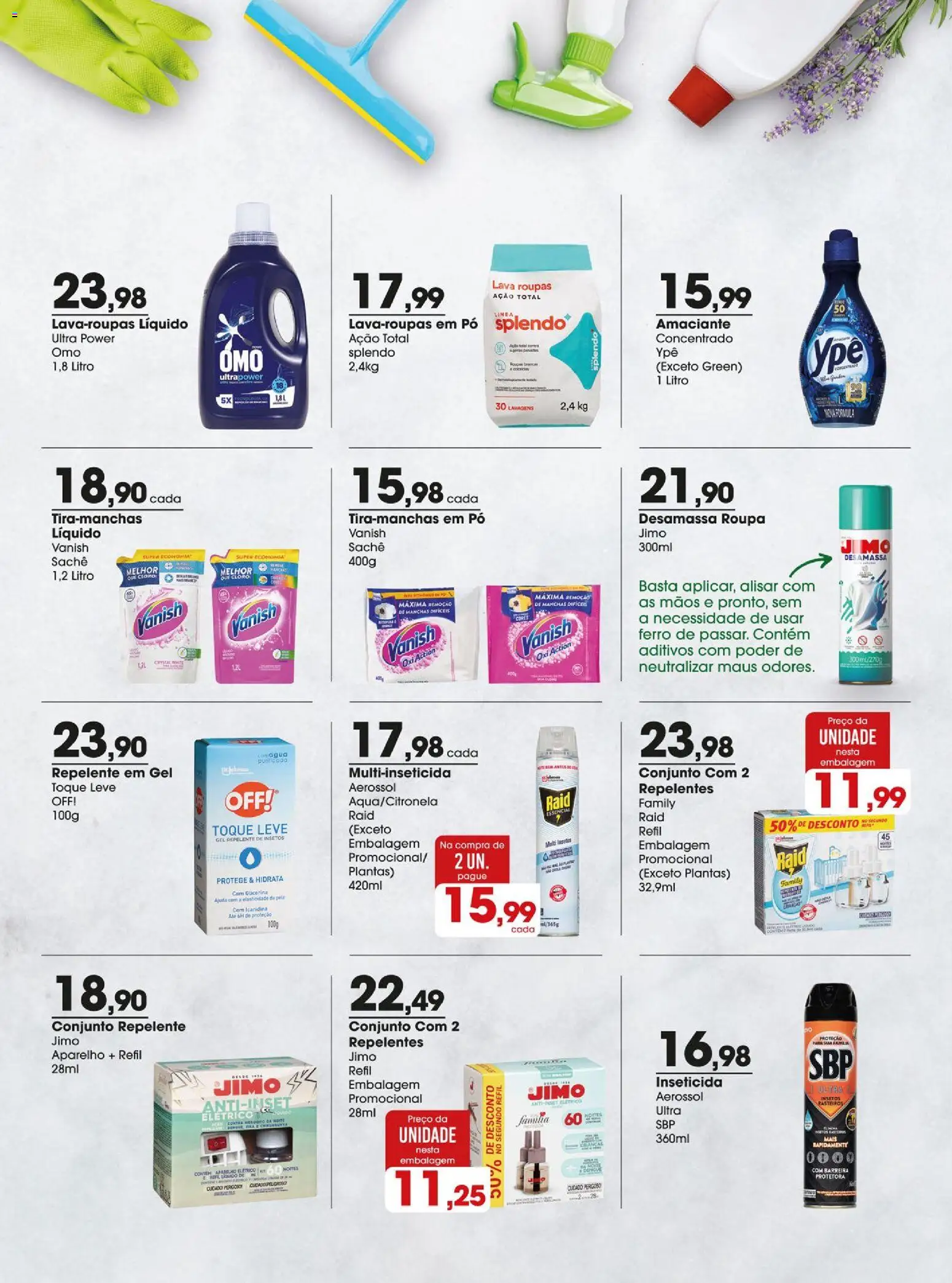 Zaffari Folheto - válido de 16.12.2025 | Página: 20 | Produtos: Ferro, Cloro, Vanish, Amaciante