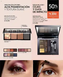 Catálogo Ésika Campaña 11 │ válido desde el 17.06.2025 | Página: 27 | Productos: Estuche, Sombra, Delineador, Iluminador