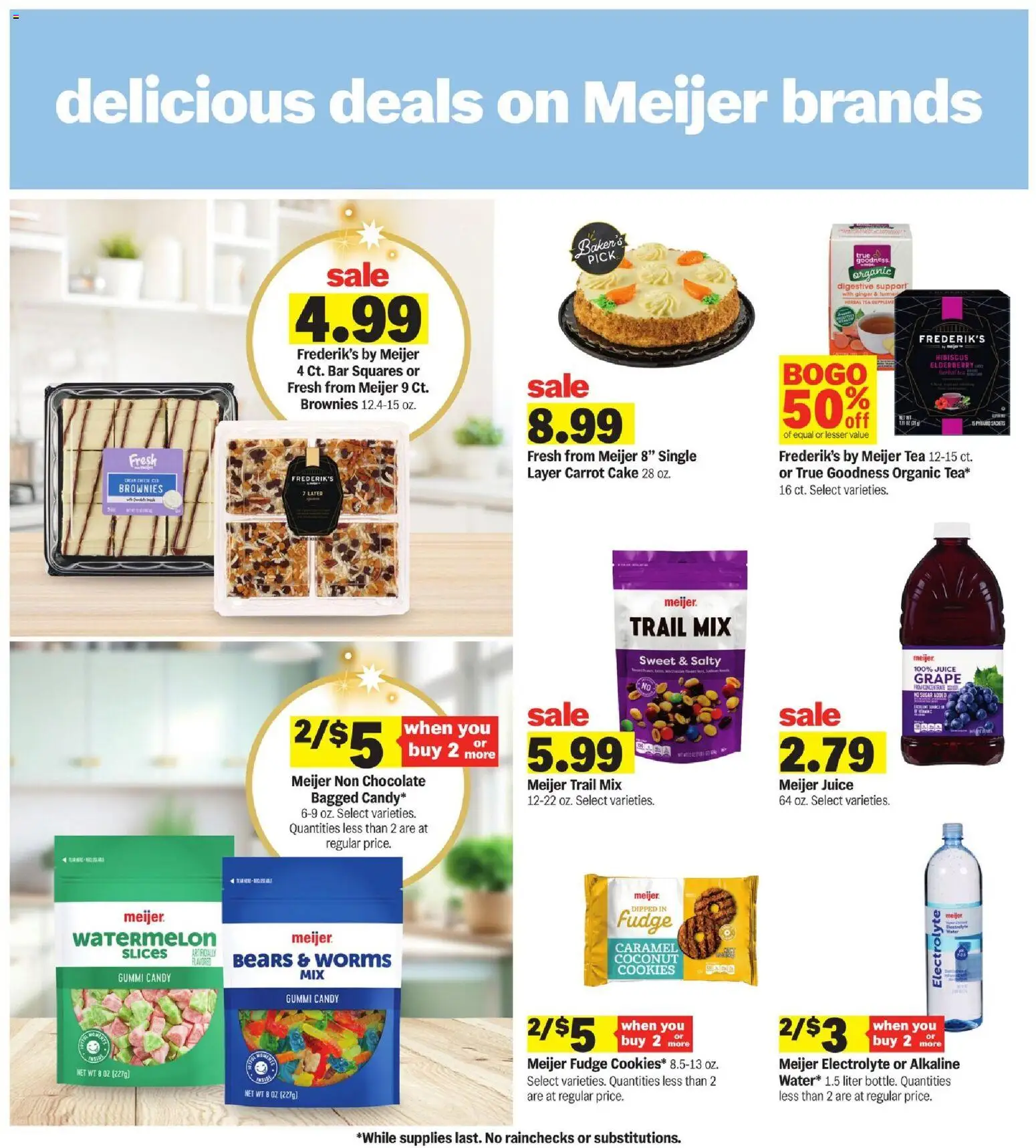 Meijer Weekly Ad - valid from 26.12.2025 | Page: 16 | Products: Chocolate, Juice, Carrot, Cookies