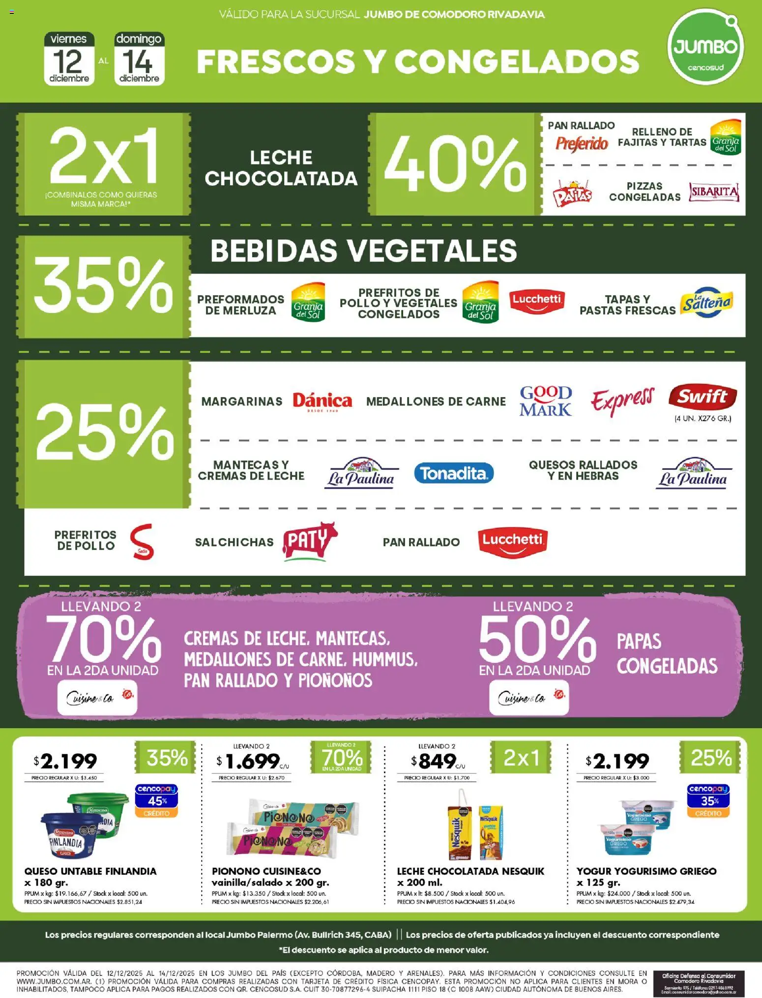 Jumbo - Ofertas  │ válido desde el 12.12.2025 | Página: 4 | Productos: Teléfono, Pan, Pionono, Pan rallado