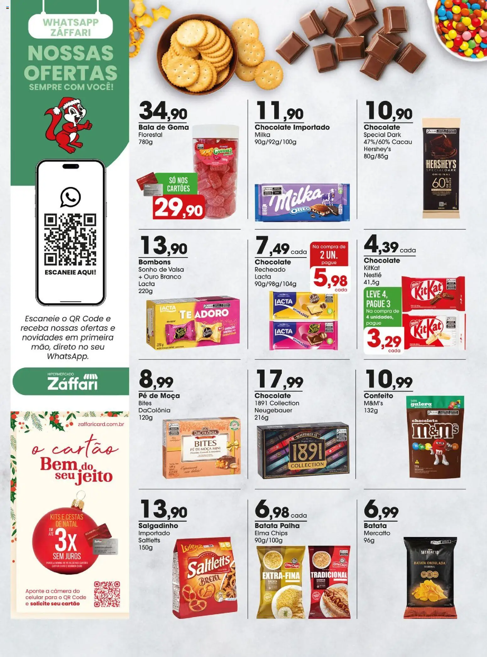 Zaffari Folheto - válido de 16.12.2025 | Página: 8 | Produtos: Elma Chips, Neugebauer, Bala, Câmera