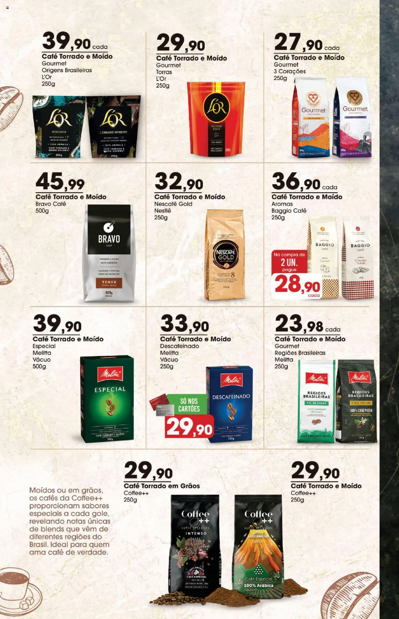 Zaffari Folheto - válido de 25.07.2025 | Página: 4 | Produtos: Café, Chocolate