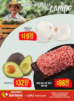 Vista previa de Soriana Martes y Miércoles del Campo Híper: Ver, Tab, Chis, Camp, Yuc y Q. Roo, nuevo folleto de la tienda, válido en México a partir del 07.04.2026