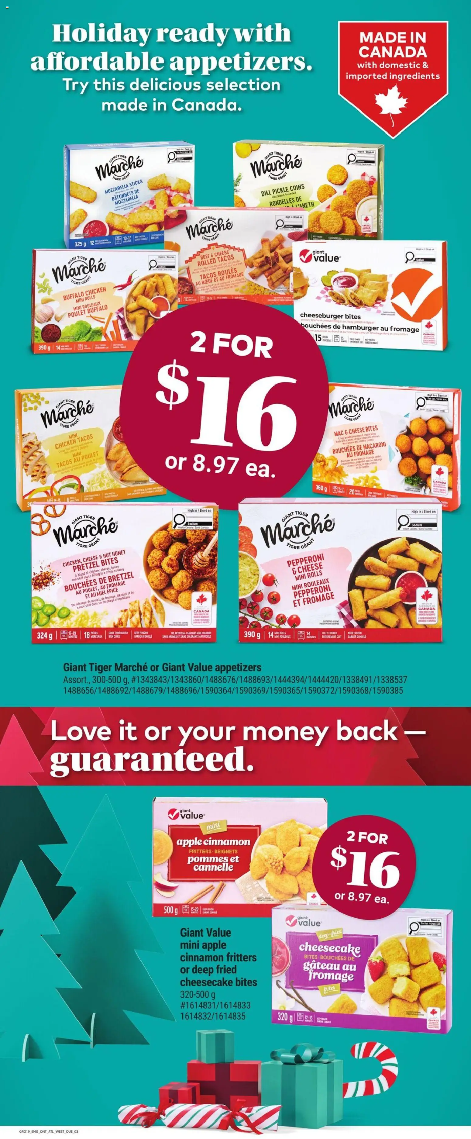 Giant Tiger flyer valid from 10.12.2025 | Page: 3 | Products: Beef, Cheese, Chicken