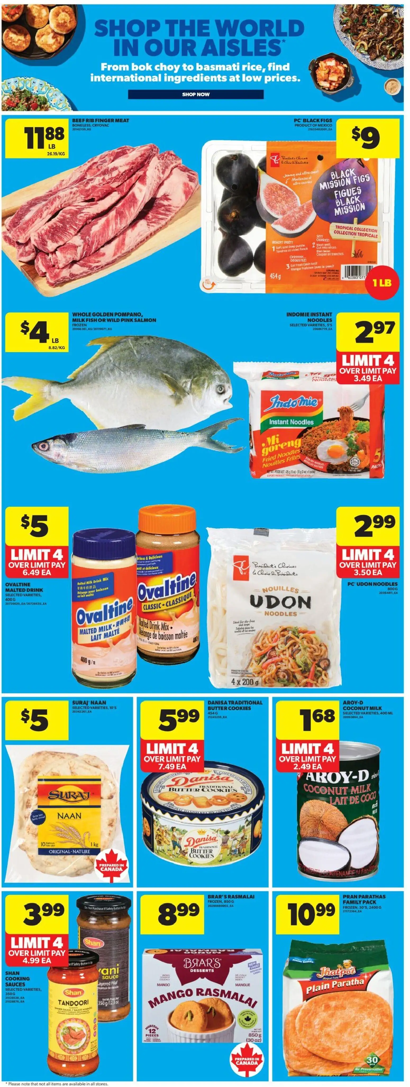 Real Canadian Superstore flyer valid from 18.12.2025 | Page: 12 | Products: Fish, Noodles, Milk, Butter
