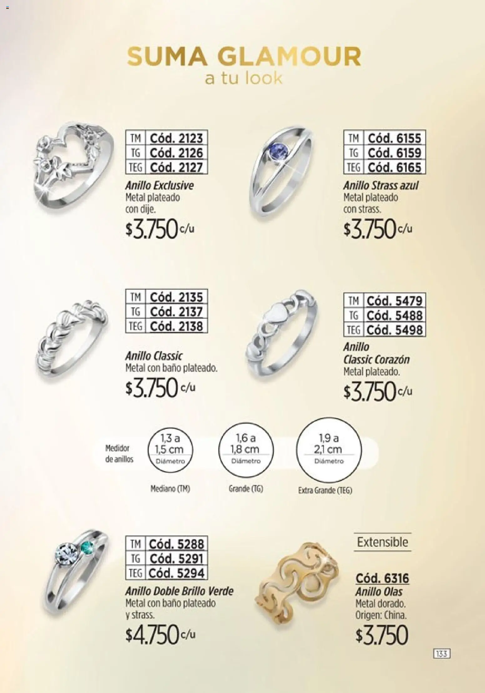 Amodil - Campaña 18/2025 │ válido desde el 30.11.2025 | Página: 133 | Productos: Anillo, Baño, Brillo