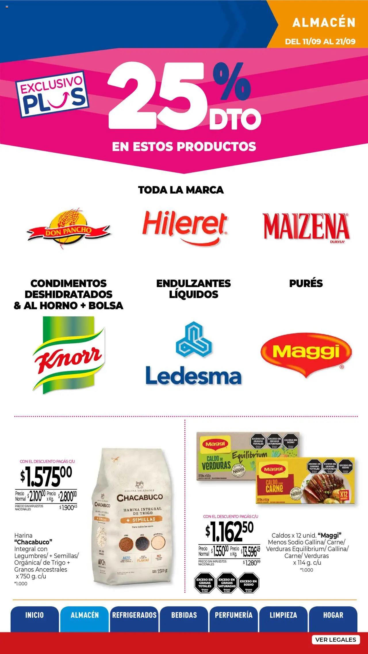 La Anonima - Insuperables - z3 │ válido desde el 11.09.2025 | Página: 11 | Productos: Bolsa, Horno, Harina, Semillas