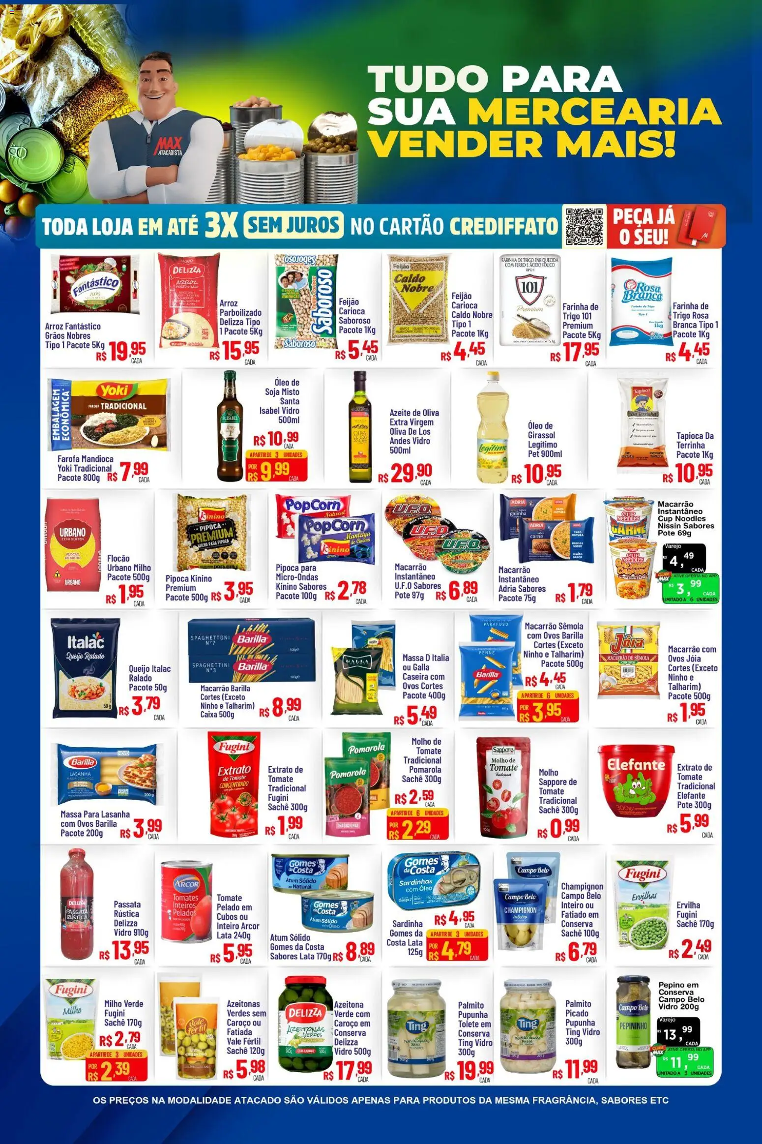 Max Atacadista Folheto - válido de 07.01.2026 | Página: 2 | Produtos: Ervilha, Feijão, Manteiga, Massa