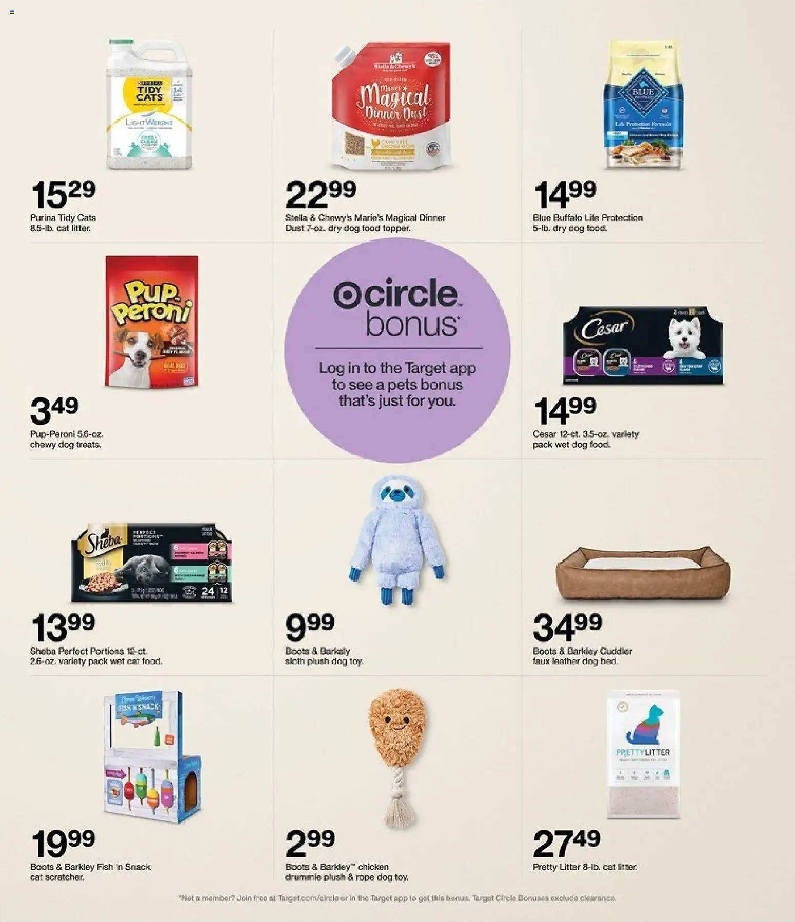 Target Weekly Ad - valid from 26.10.2025 | Page: 9 | Products: Dog Food, Fish, Boots