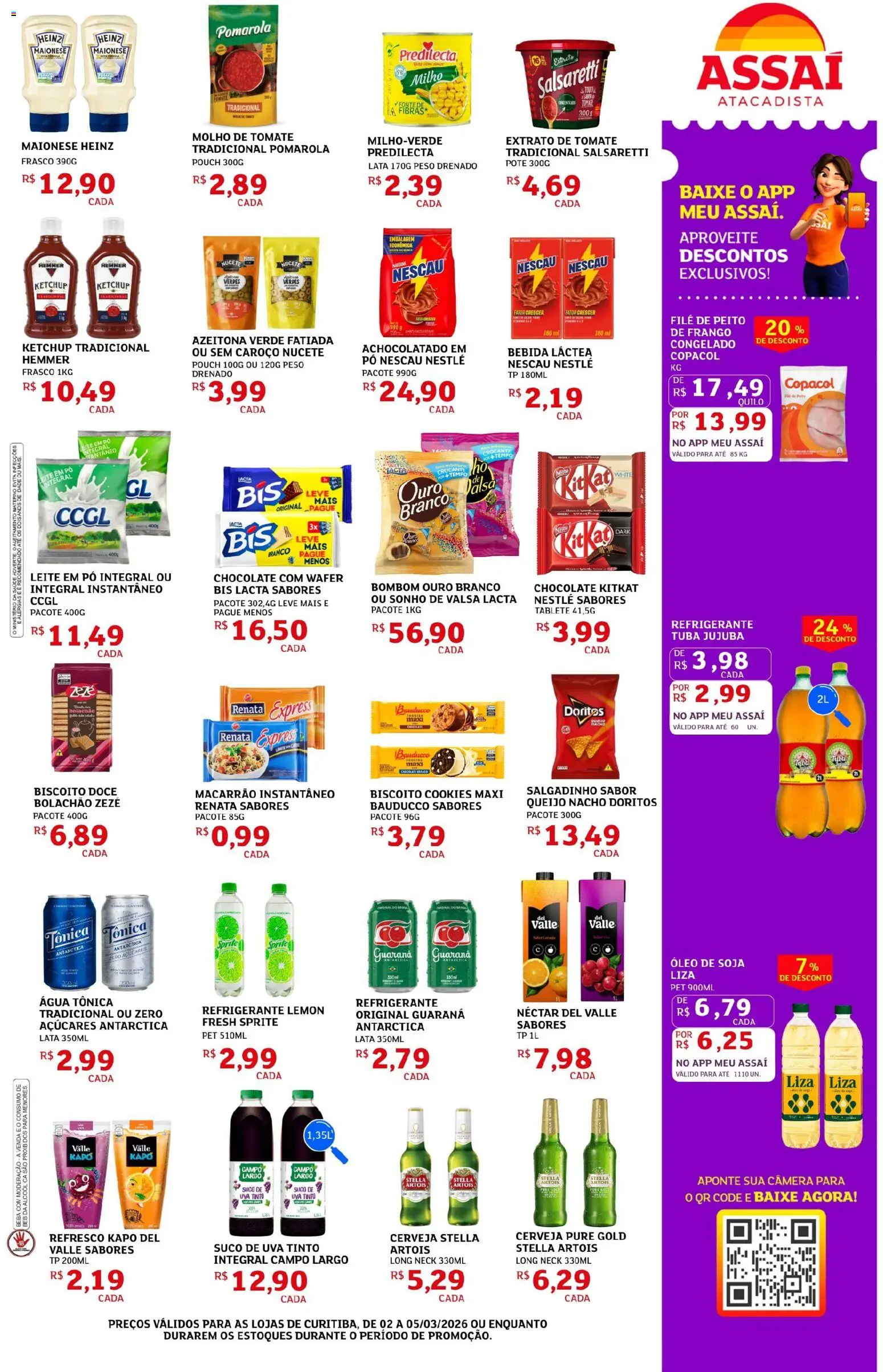 Assaí Atacadista Folheto - válido de 02.03.2026 | Página: 3 | Produtos: Guaraná, Leite, Bebida, Câmera