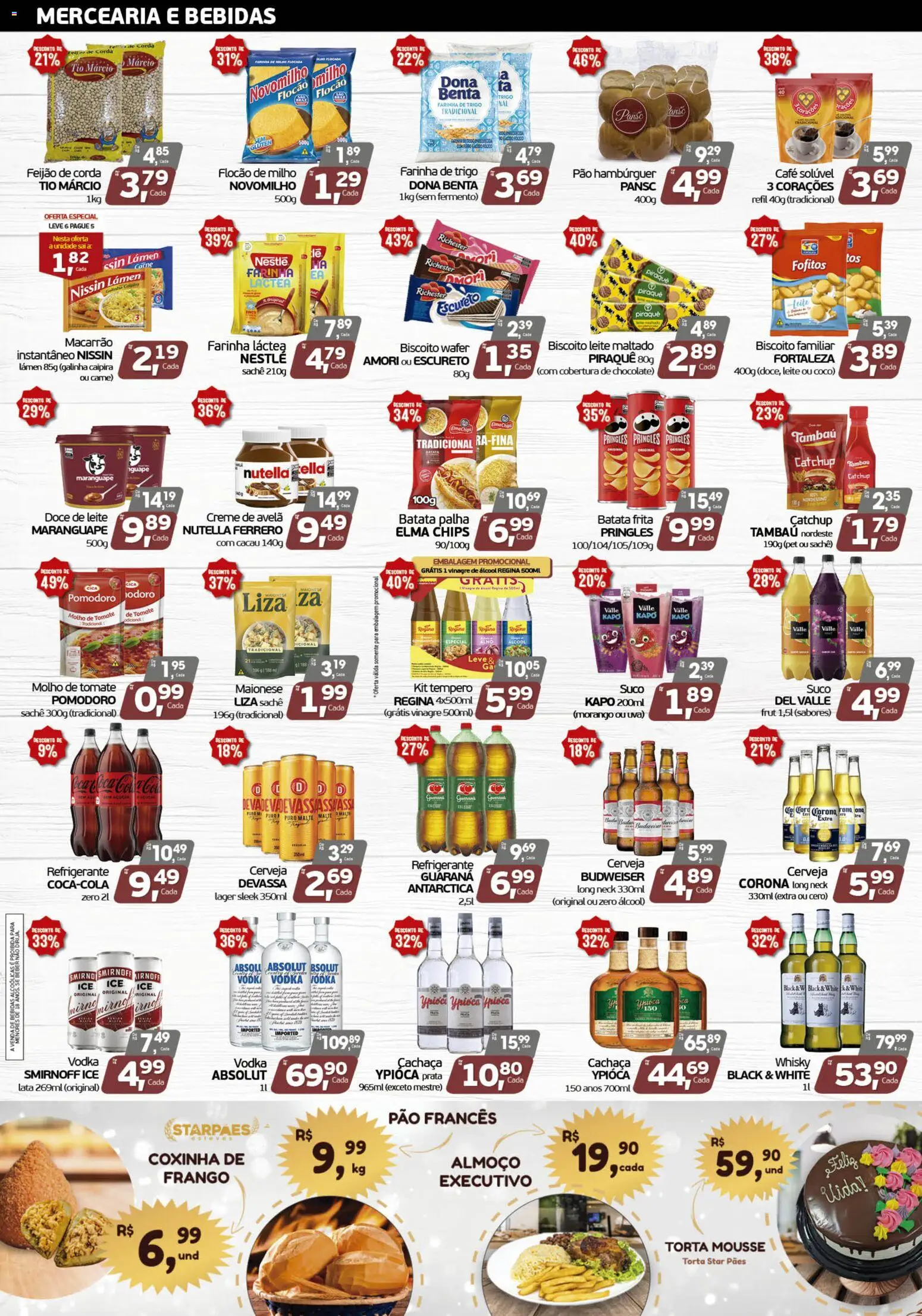 Cometa Supermercados Folheto - válido de 25.04.2026 | Página: 2 | Produtos: Feijão, Chocolate, Creme de avelã, Doce de leite