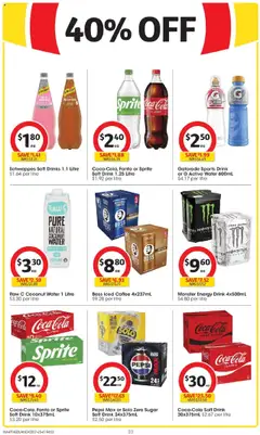 Coles catalogue - valid from 02.07.2025 | Page: 23 | Products: Pepsi, Cream, Sugar, Soft drinks