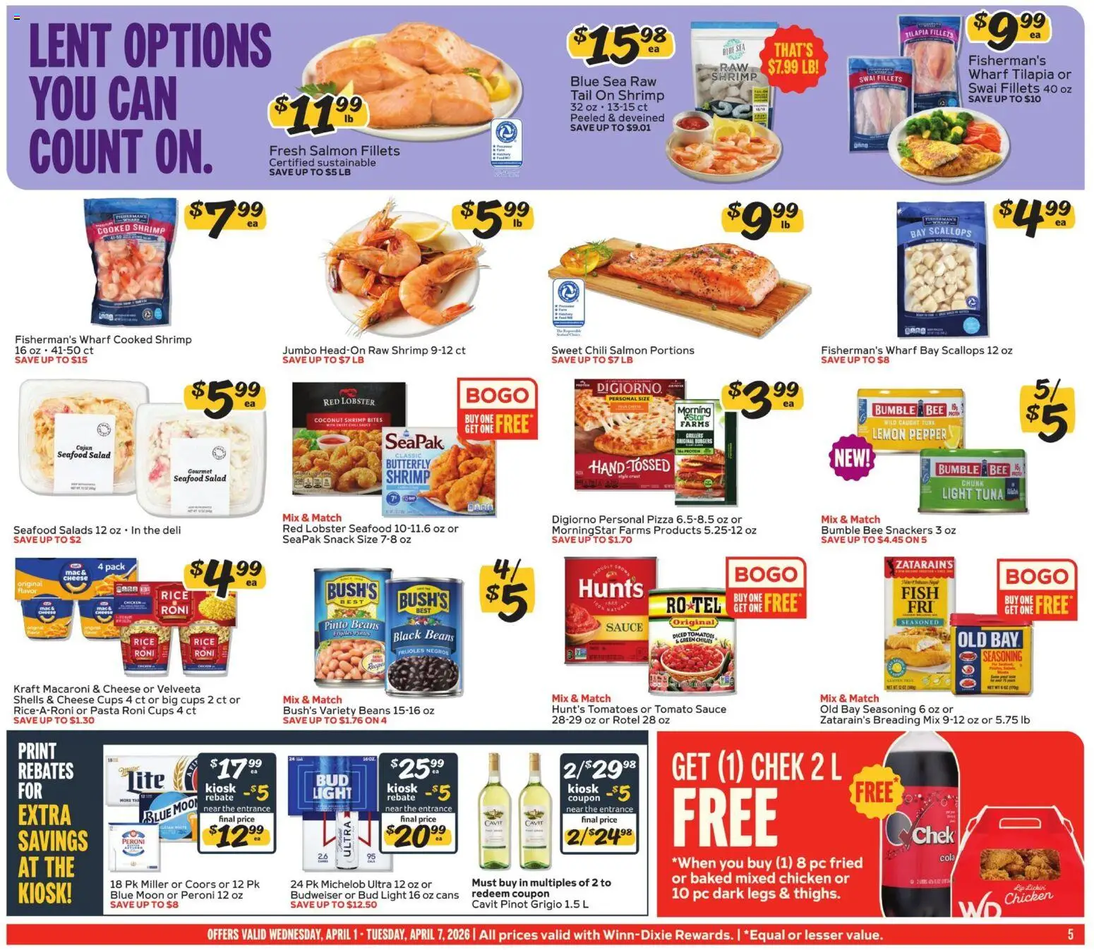 The new Winn Dixie flyer is now online. See all April offers on your mobile and save! | United States