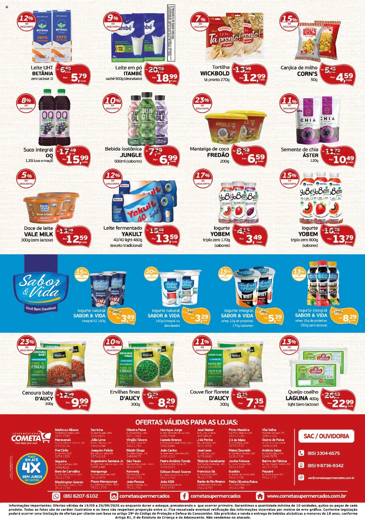 Cometa Supermercados Folheto - válido de 15.09.2025 | Página: 2