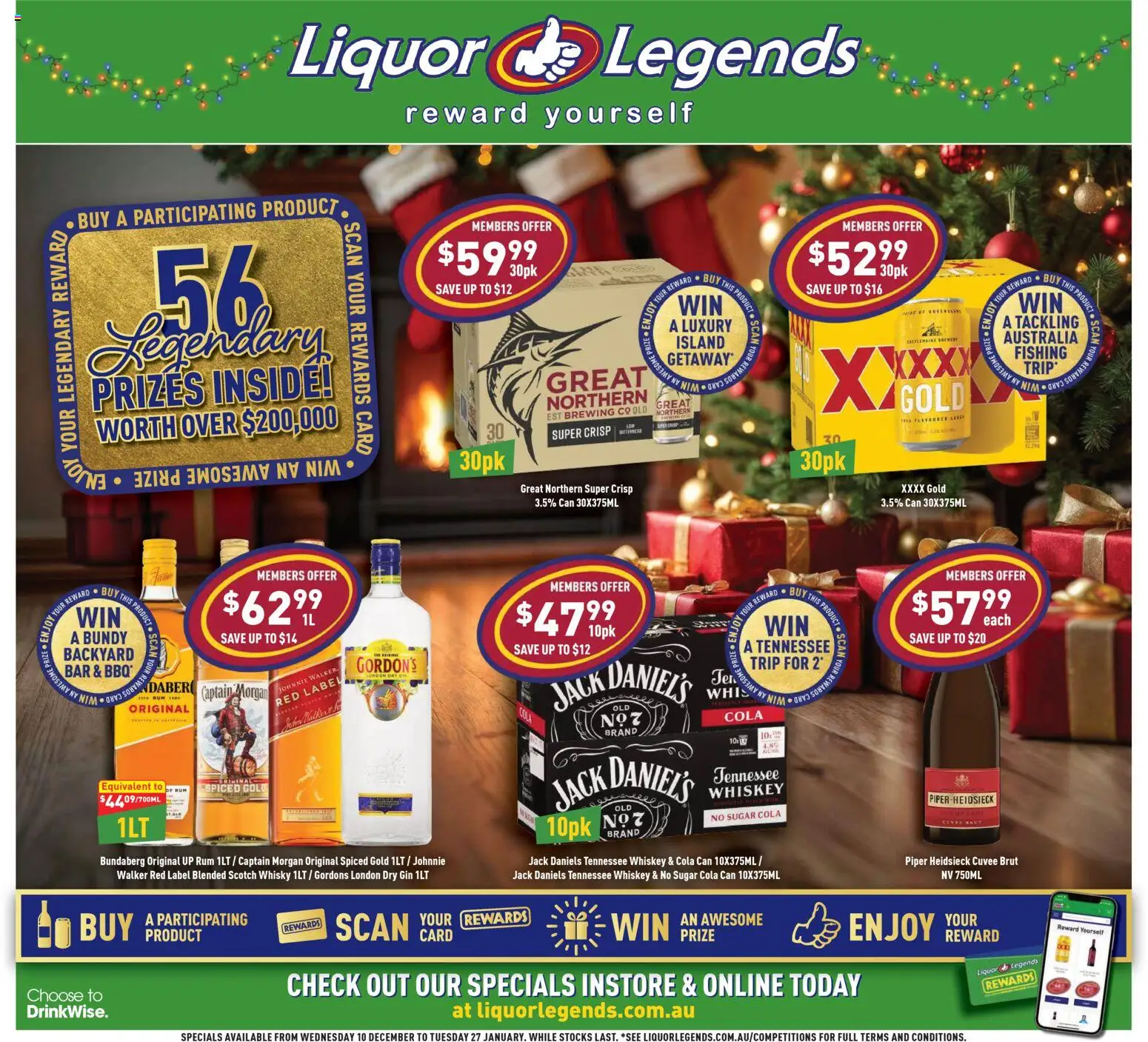 Liquor Legends catalogue - valid from 10.12.2025 | Page: 1 | Products: Gin, Whiskey, Rum, Sugar