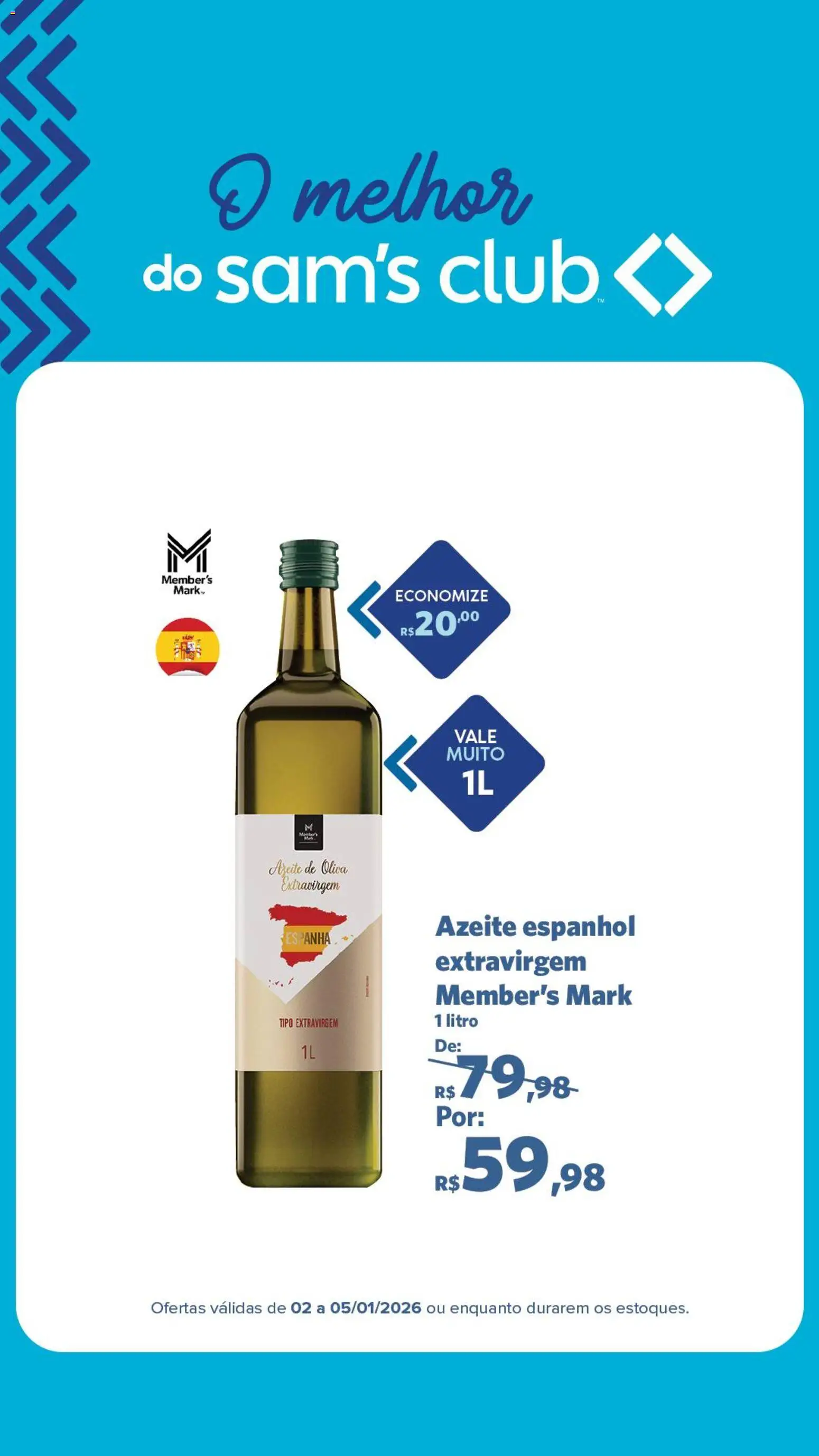 Sam's Club Folheto - válido de 02.01.2026 | Página: 2 | Produtos: Azeite