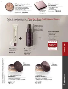 Natura - Ciclo 16/2025 - Pré-Visualização do folheto da loja Natura, válido de 01.10.2025 | Página: 105 | Produtos: Maquiagem, Blush, Iluminador, Primer