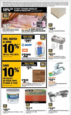 Preview of Home Depot weekly flyer / circulaire from shop Home Depot valid from 23.10.2025 | Page: 8 | Products: Bath