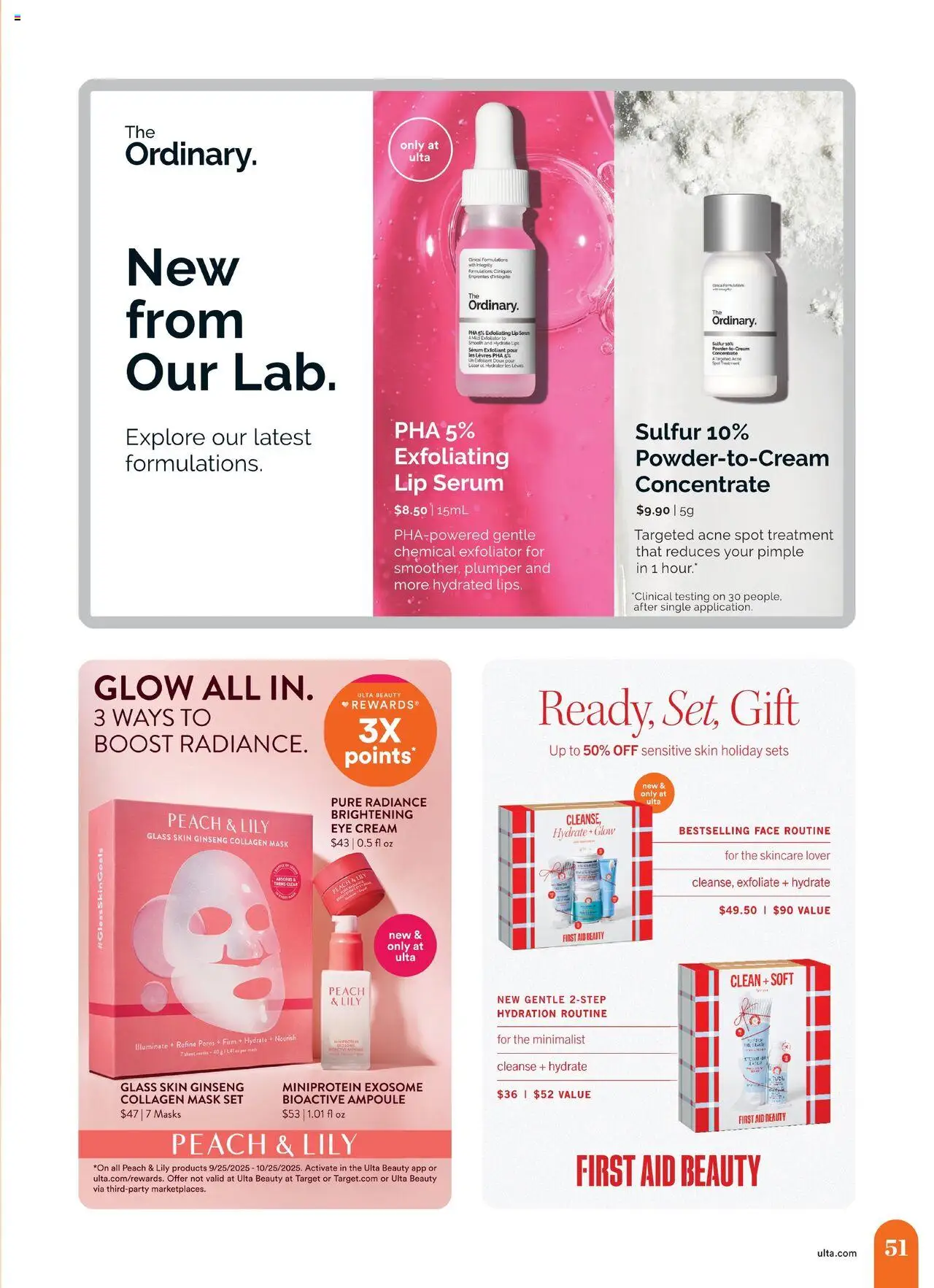 Ulta Beauty Weekly Ad - valid from 05.10.2025 | Page: 51 | Products: Mask, Pork, Peach, Sheet