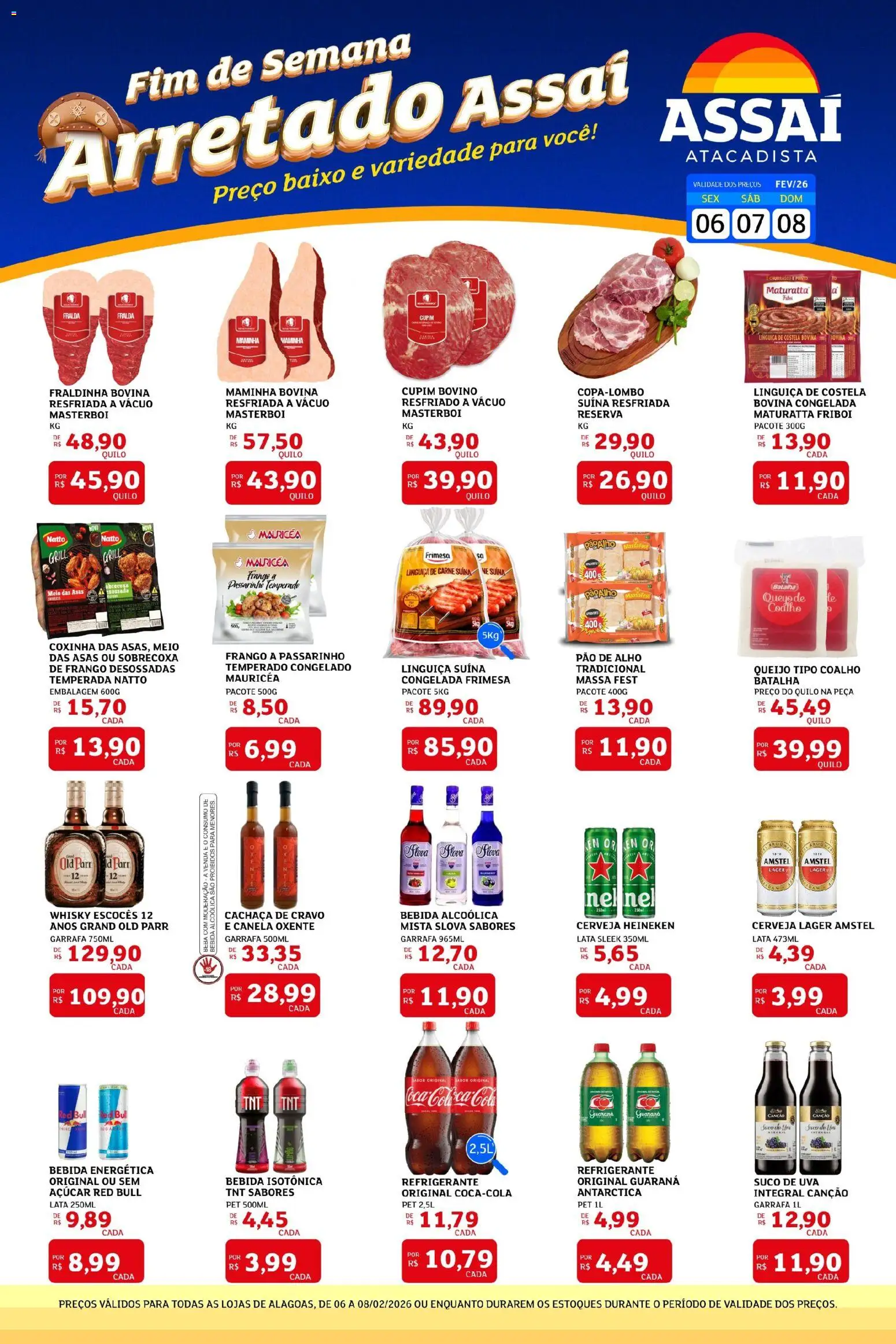 Assaí Atacadista Folheto - válido de 06.02.2026 | Página: 1