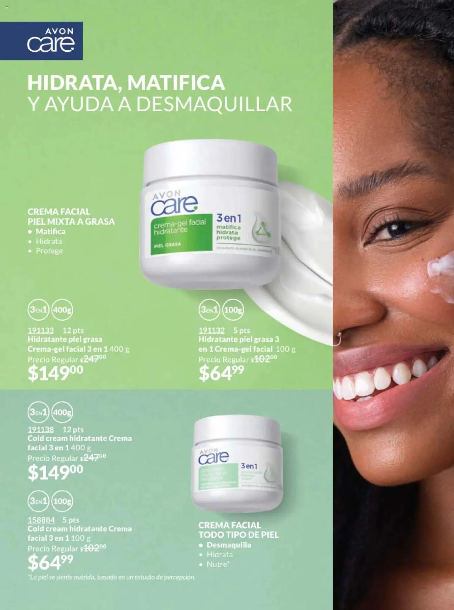 Nuevas ofertas de AVON válidas en toda la República Mexicana desde el 30.01.2026. ¡Encuentra las mejores ofertas en AVON campaña 3 2026! | Página: 154 | Productos: Crema