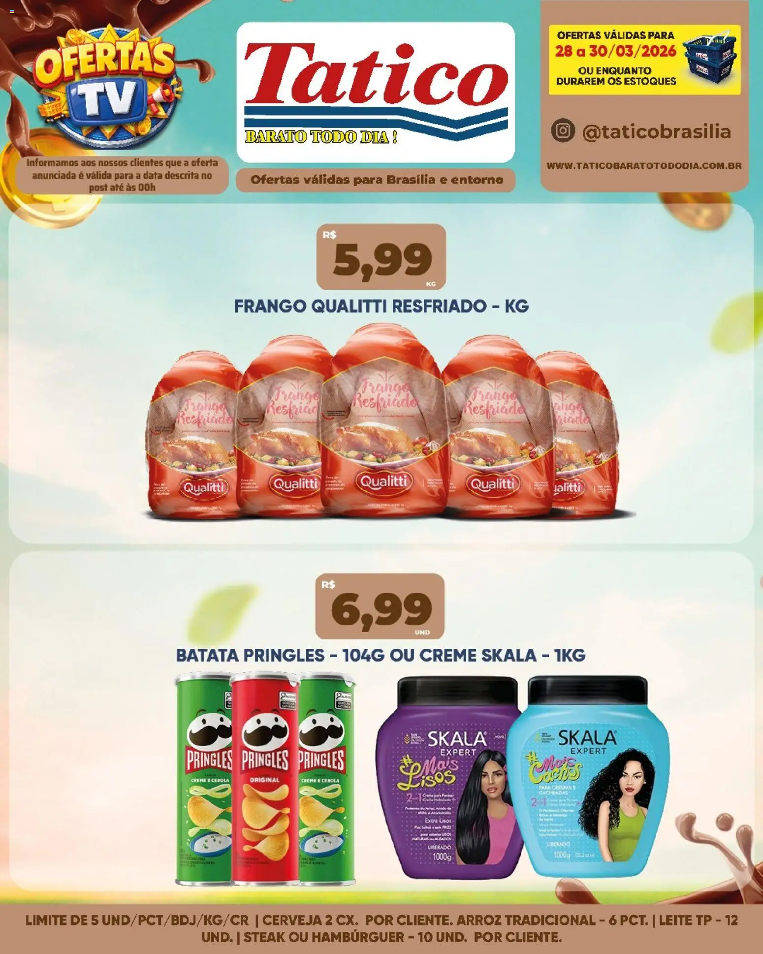 Tatico Folheto - válido de 30.03.2026 | Página: 7 | Produtos: Cebola, Cerveja, Arroz, Frango