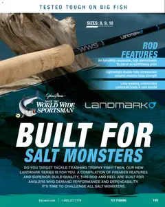 Preview of Cabela's weekly ads valid from 15.12.2025 | Page: 195 | Products: Fish, Fly Rod, Salt, Rod