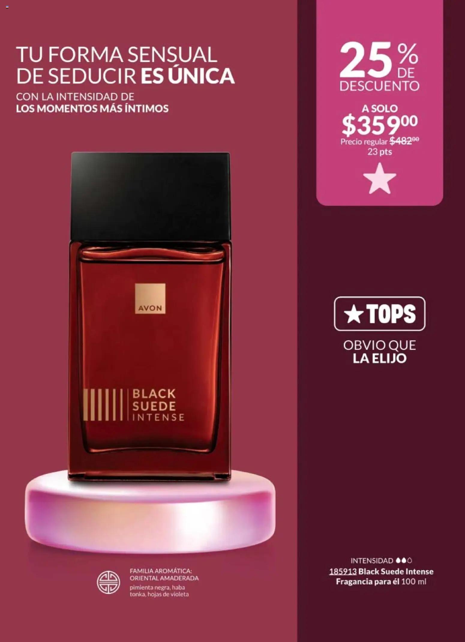 Nuevas ofertas de AVON válidas en toda la República Mexicana desde el 30.01.2026. ¡Encuentra las mejores ofertas en AVON campaña 3 2026! | Página: 73 | Productos: Pimienta, Fragancia