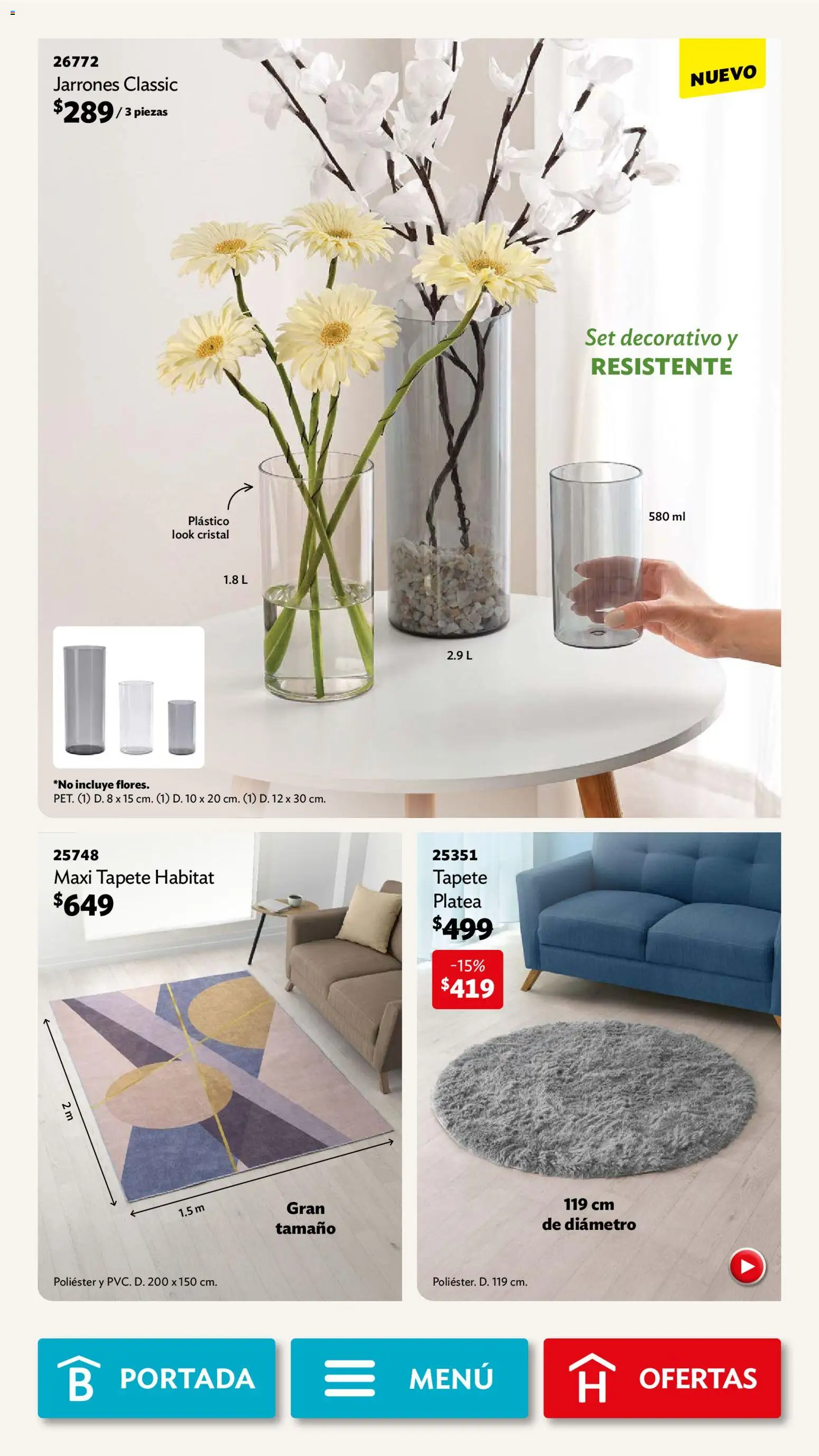 Nuevas ofertas de Betterware válidas en toda la República Mexicana desde el 04.05.2026. ¡Encuentra las mejores ofertas en Betterware campaña 5 2026! | Página: 76 | Productos: Tapete