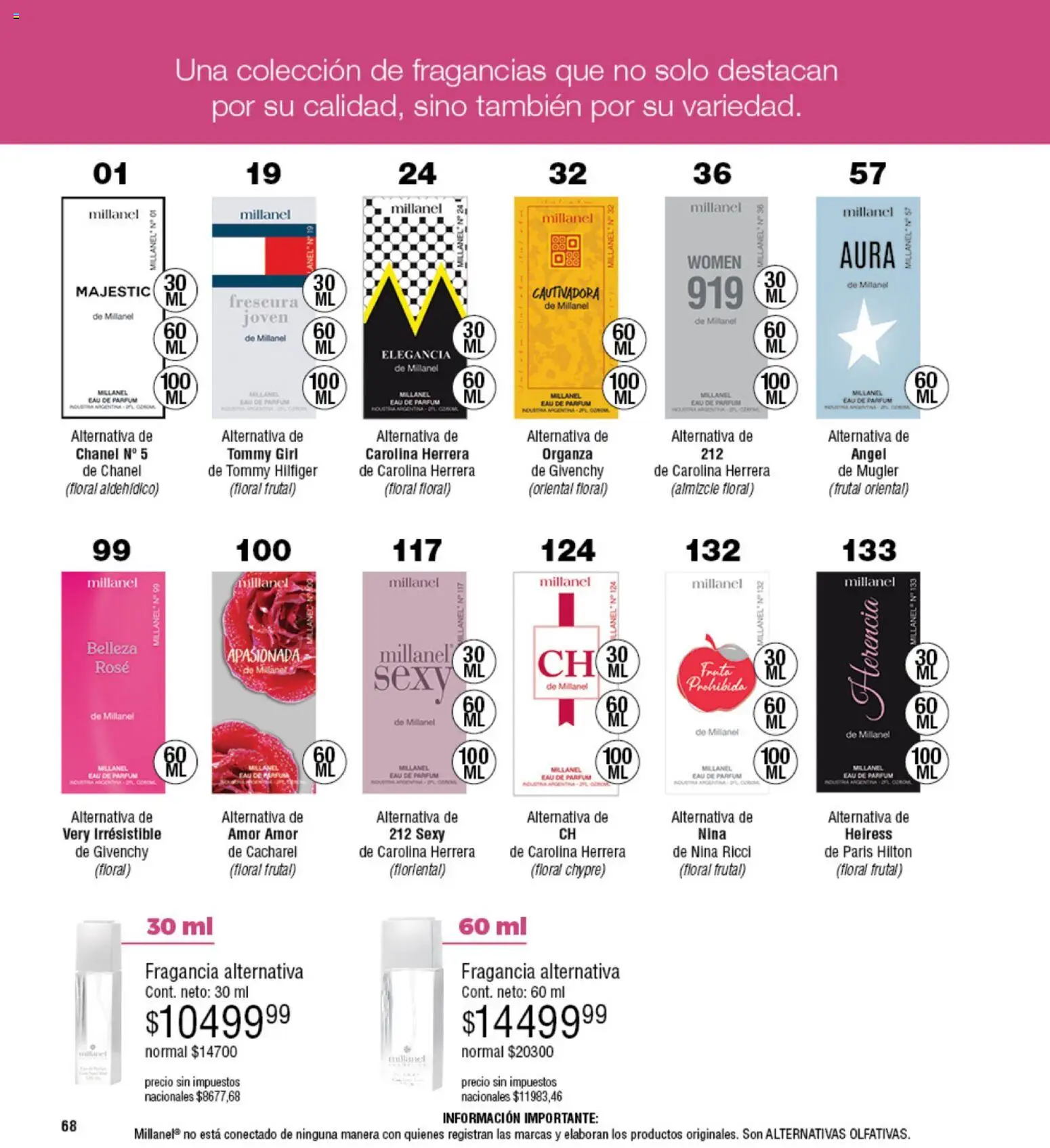 Millanel - Catálogo │ válido desde el 10.11.2025 | Página: 70 | Productos: Fragancia