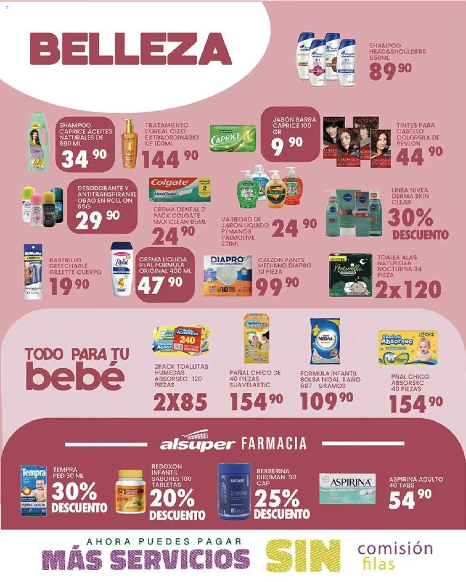 Nuevas ofertas de Alsuper válidas en toda la República Mexicana desde el 17.03.2026. ¡Encuentra las mejores ofertas en Alsuper folleto Casas Grandes! | Página: 4 | Productos: Desodorante, Calzón, Jabón líquido, Crema