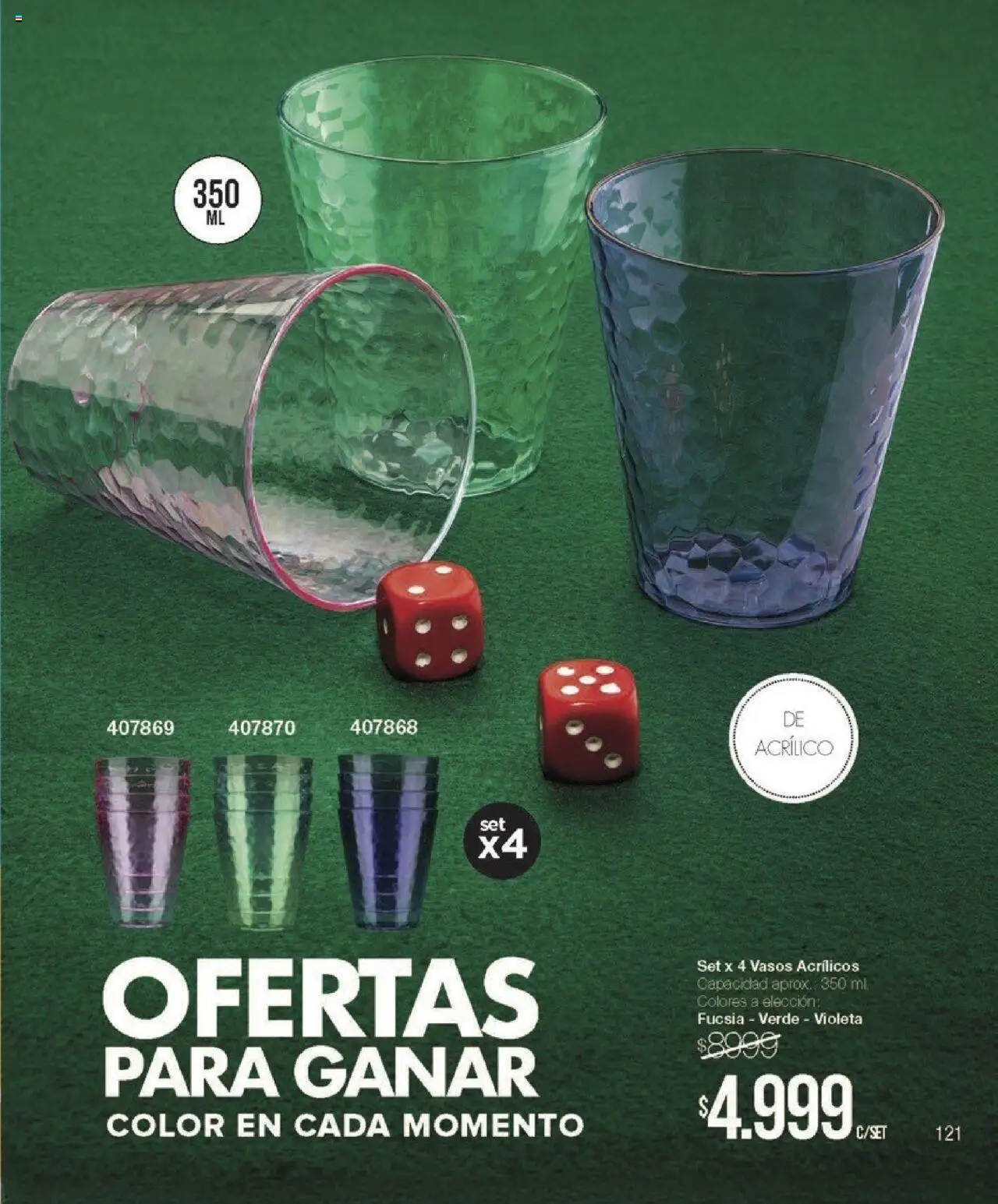 Violetta catálogo │ válido desde el 09.10.2025 | Página: 121 | Productos: Vasos