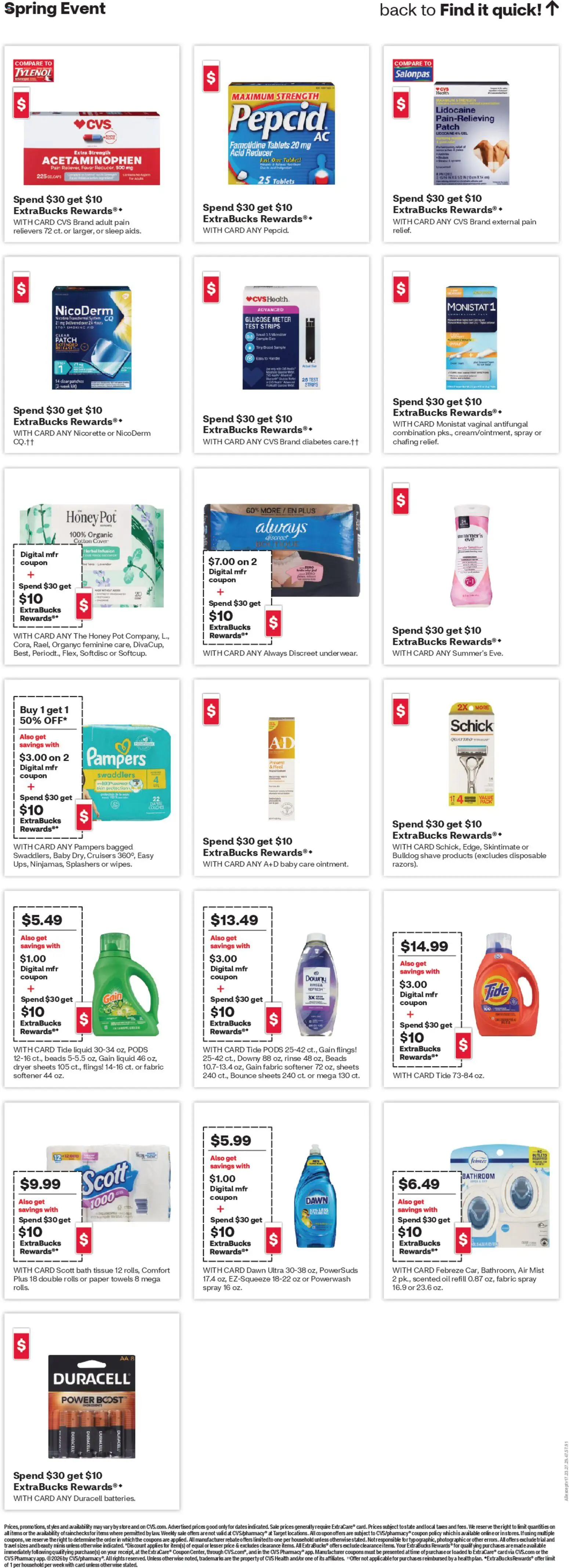 CVS Pharmacy Weekly Ad - CT - valid from 26.04.2026 | Page: 21 | Products: Glucose, Oil, Tablet, Dryer
