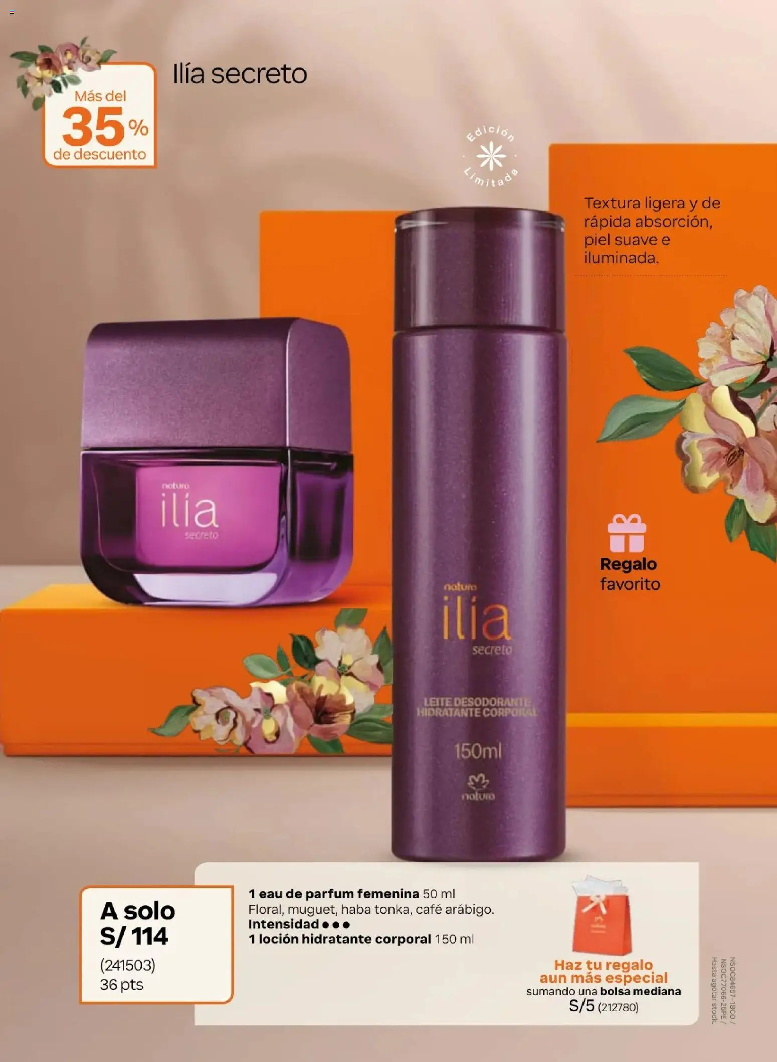 Catálogo Natura válido desde 10.03.2026 | Página: 16 | Productos: Desodorante, Café, Bolsa