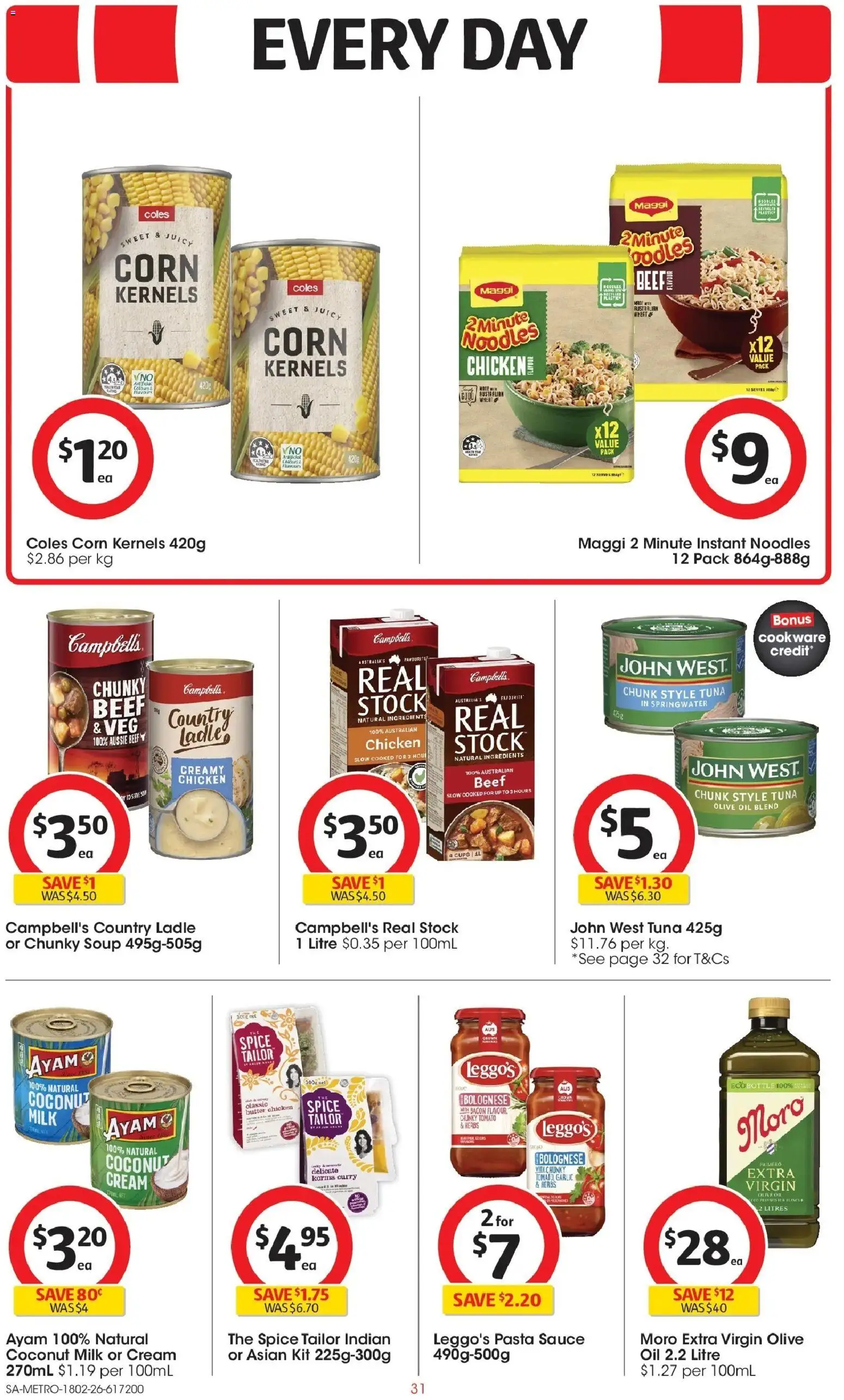 Coles catalogue - valid from 18.02.2026 | Page: 31 | Products: Curry, Beef, Sauce, Wheat