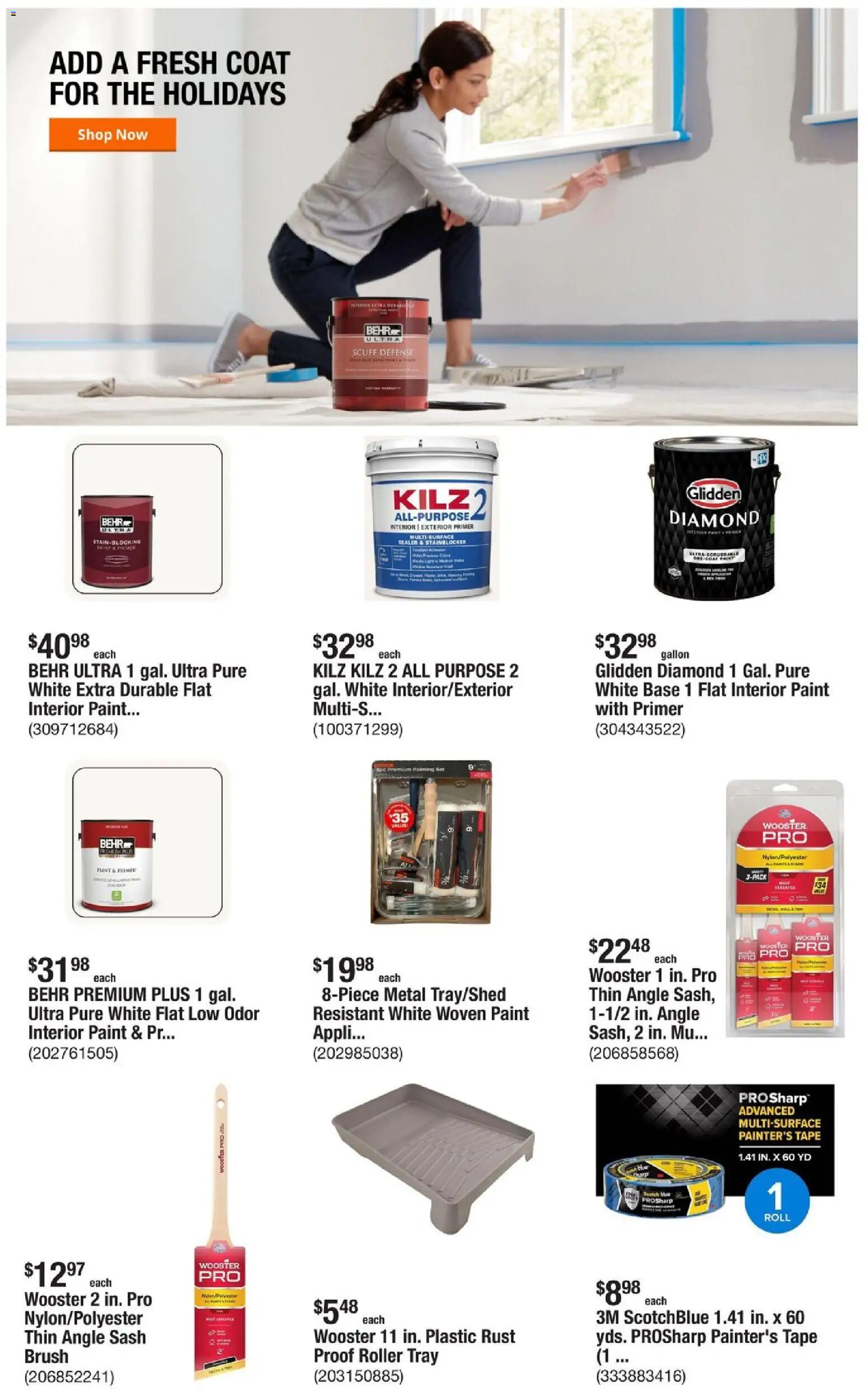 Home Depot Weekly Ad - FL - valid from 30.10.2025 | Page: 3 | Products: Brush, Coat