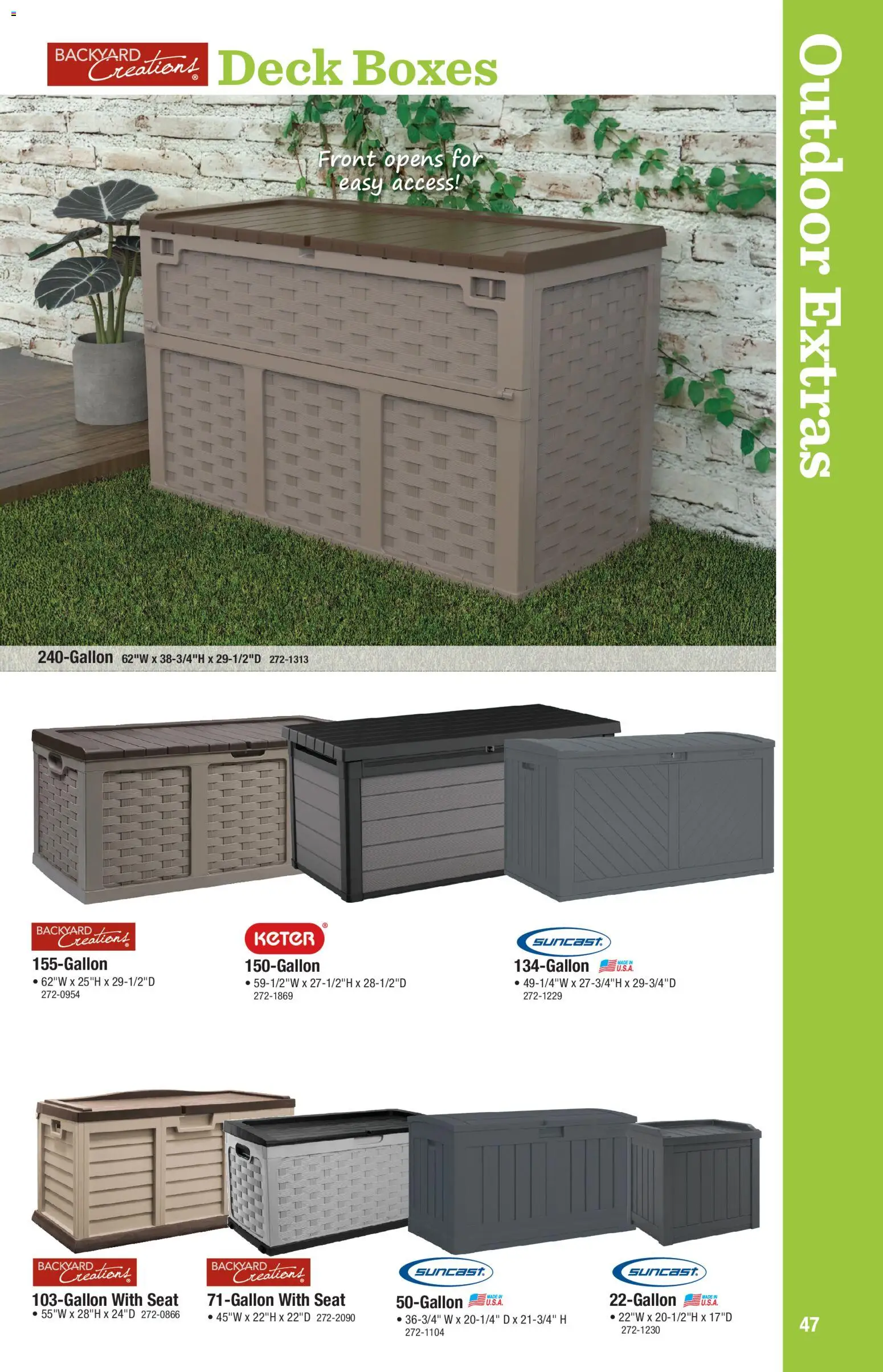 Menards Outdoor Living Catalogue - valid from 04.02.2026 | Page: 47