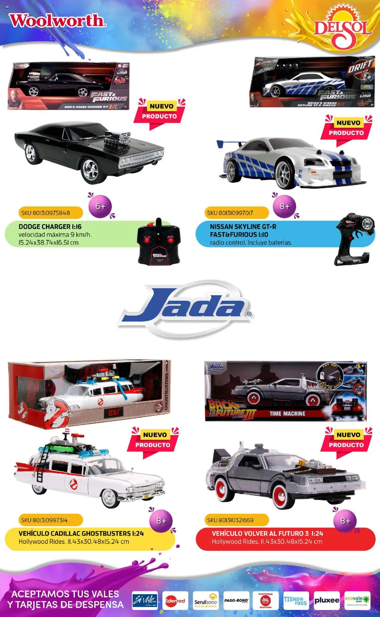 Nuevas ofertas de Del Sol y Woolworth válidas en toda la República Mexicana desde el 07.10.2025. ¡Encuentra las mejores ofertas en Del Sol y Woolworth - Catálogo Castillo Del Juguete! | Página: 156 | Productos: Radio, Despensa
