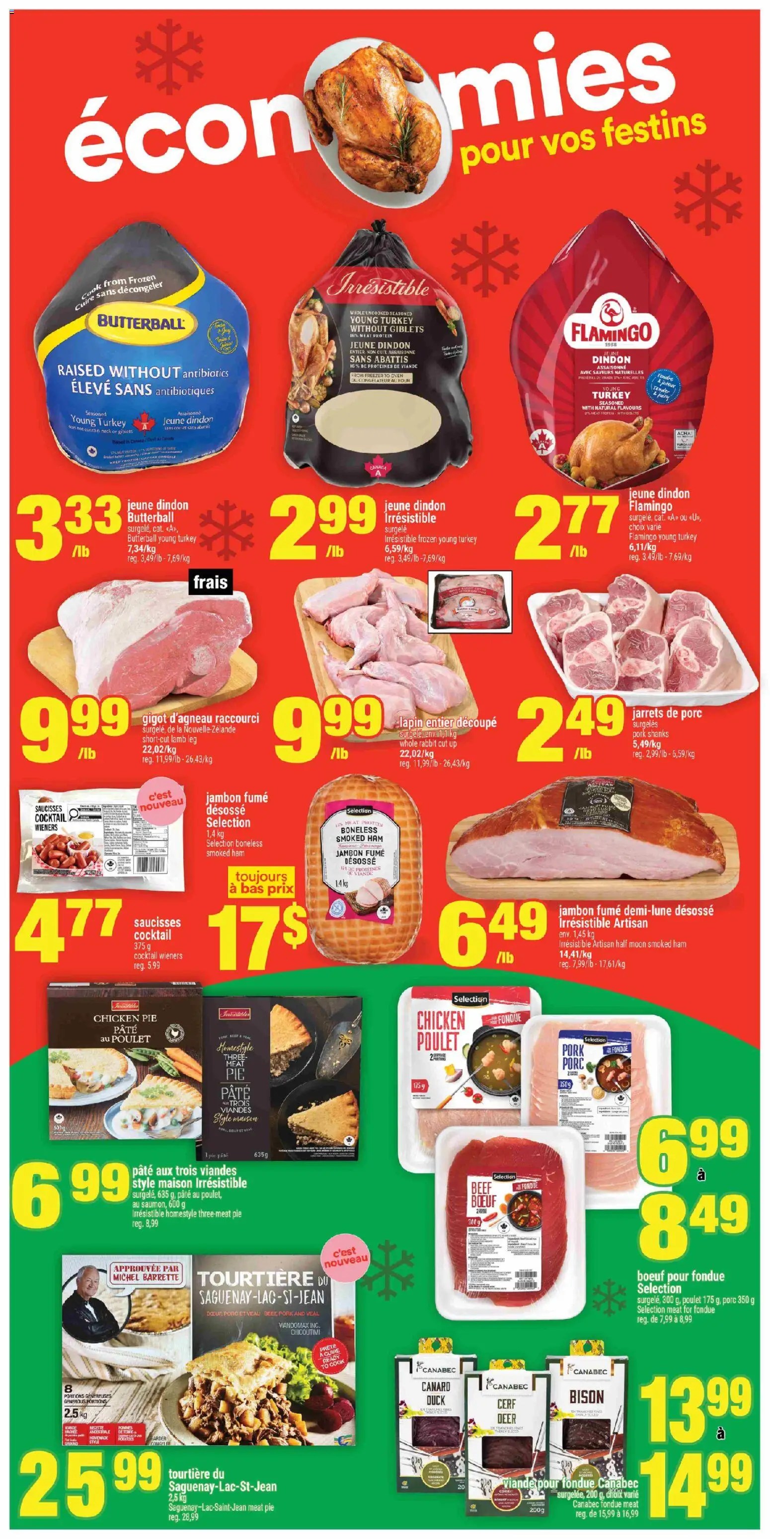 Super C flyer valid from 04.12.2025 | Page: 7 | Products: Beef, Potatoes, Freezer, Ham