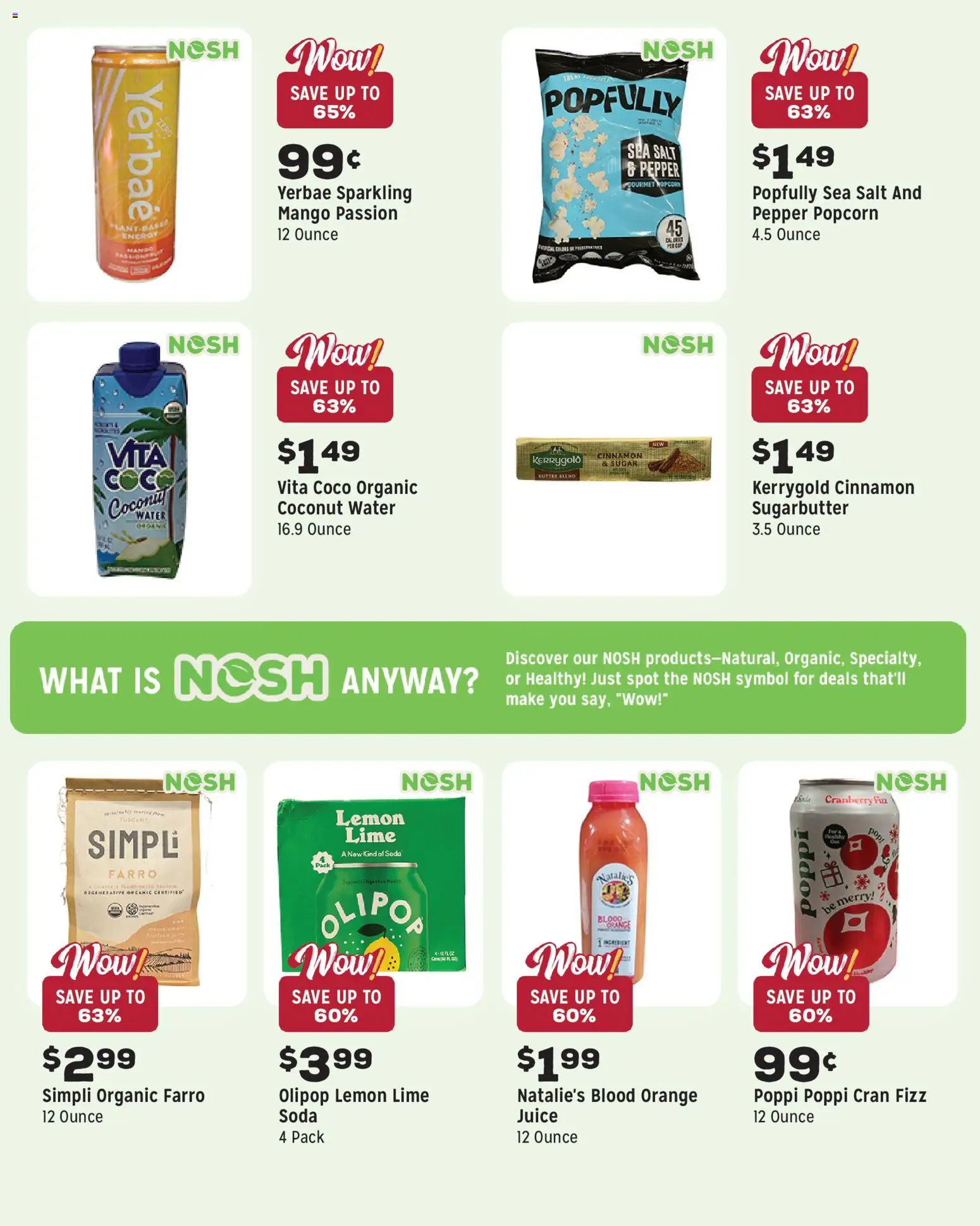 Grocery Outlet Weekly Ad - CA - valid from 18.03.2026 | Page: 10 | Products: Juice, Pepper, Lemon, Lime